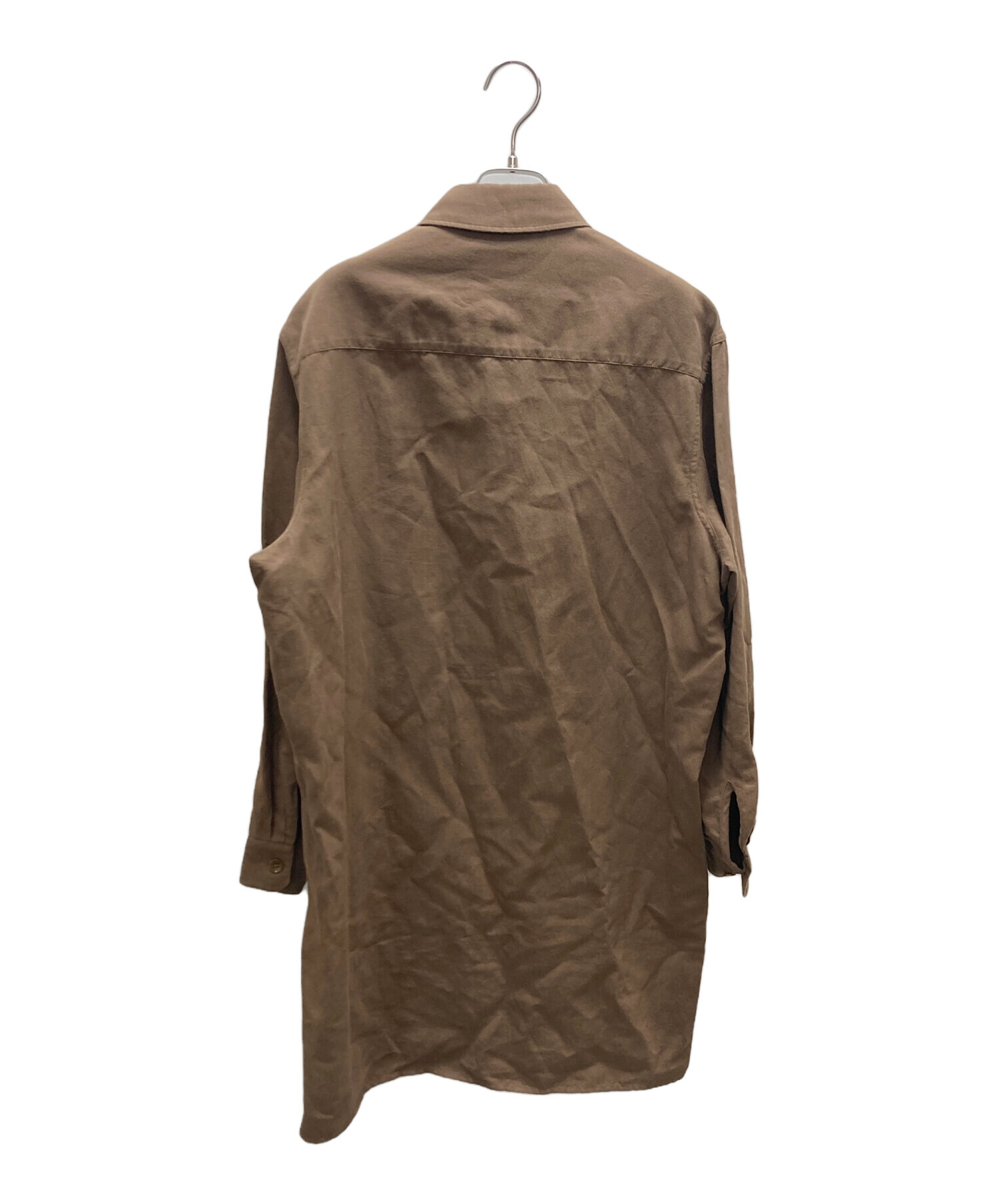 中古・古着通販】LEMAIRE (ルメール) LIQUETTE シャツ ブラウン サイズ