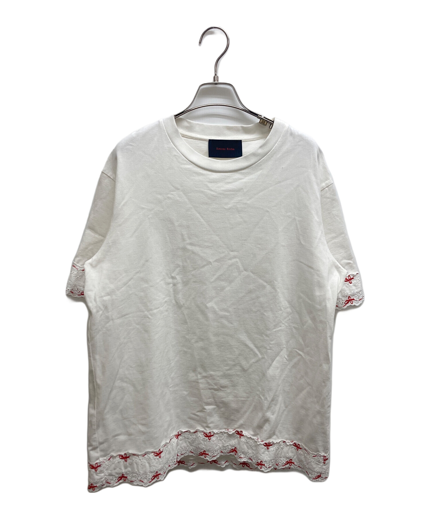 中古・古着通販】Simone Rocha (シモーネ ロシャ) Tシャツ ホワイト 