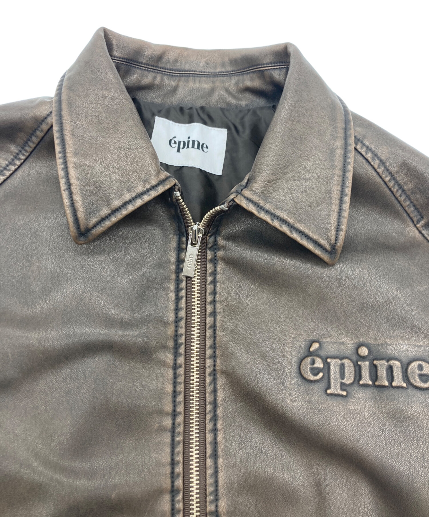 épine レザージャケット brown épine ブラウン レザージャケット 【公式通販】