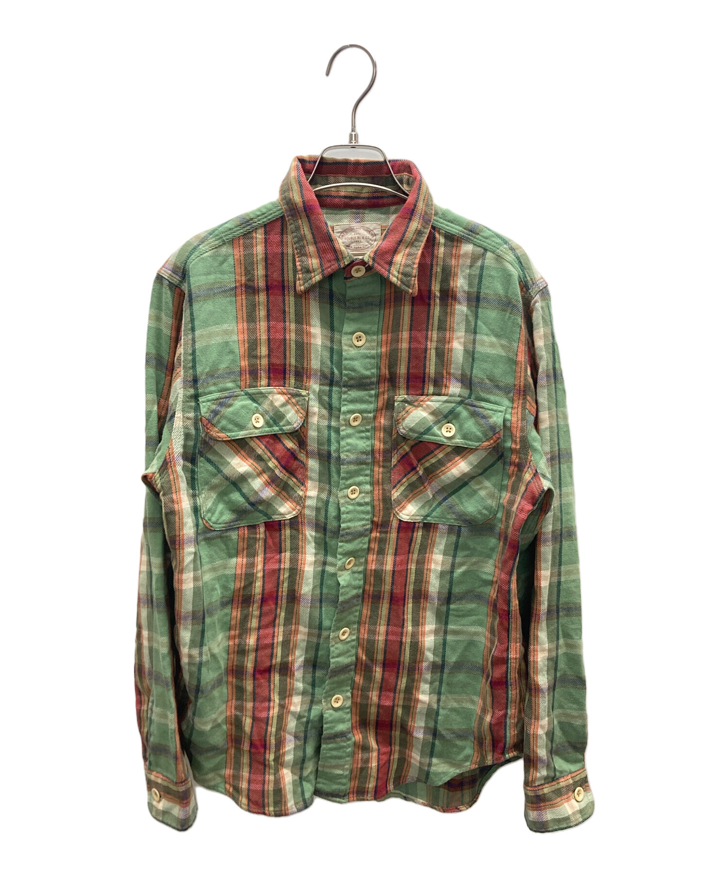 RRL ダブルアール ヘビーフランネル チェックシャツ ラルフローレン