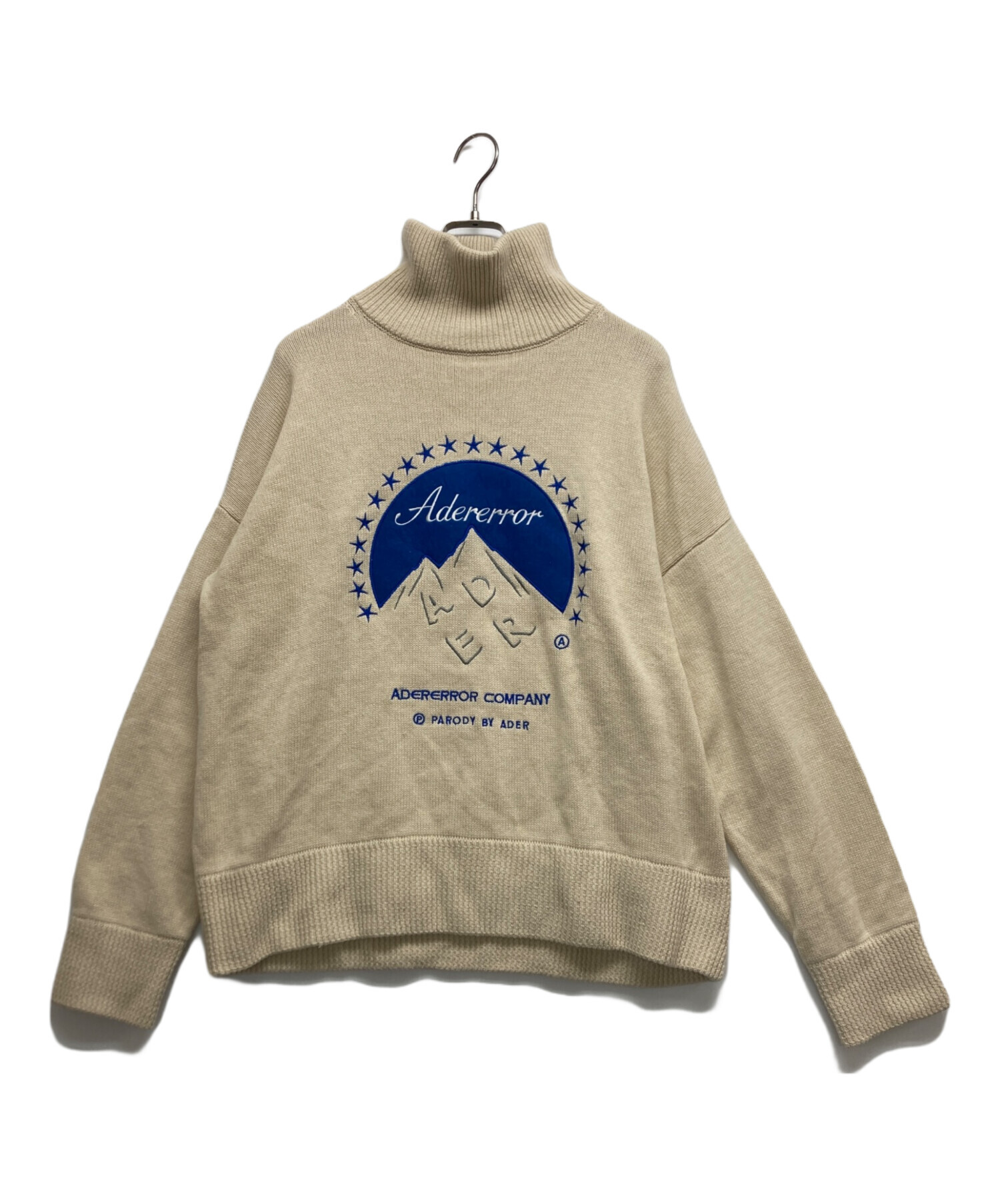 中古・古着通販】ADER error (アーダーエラー) COMPANY KNIT ベージュ 