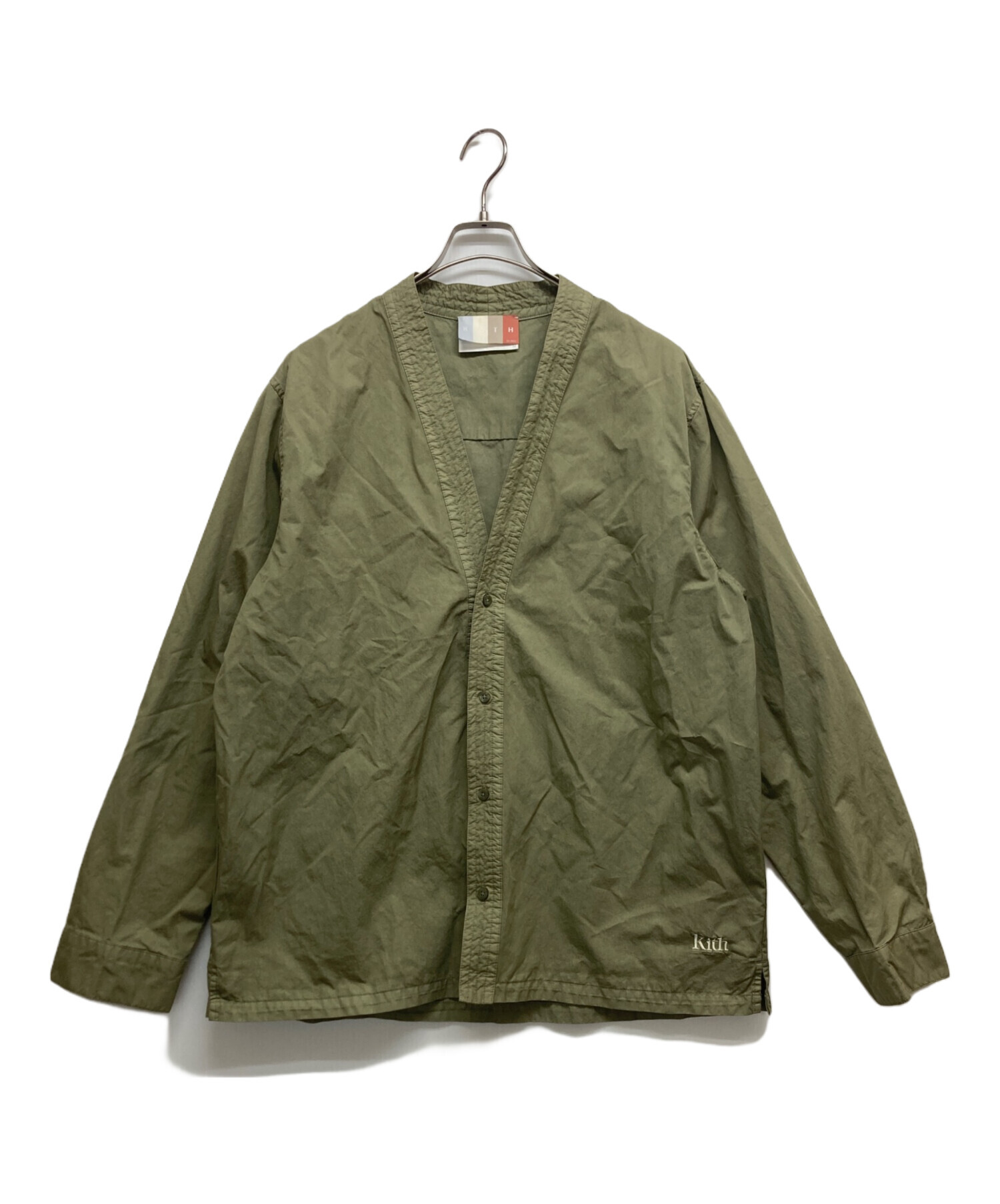 中古・古着通販】KITH (キス) Washed Cotton Sullivan Shirt カーキ