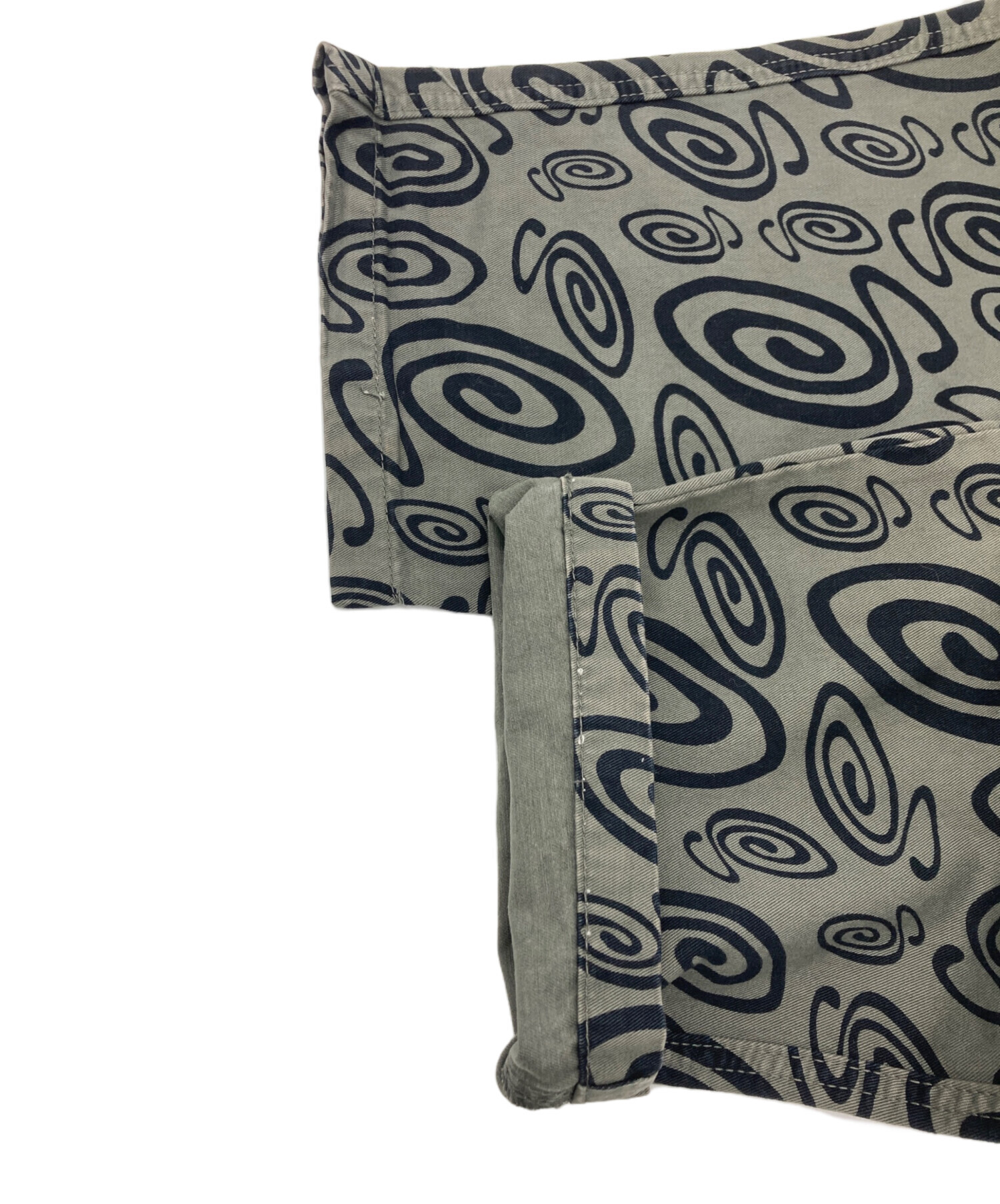 中古・古着通販】stussy (ステューシー) SWIRLY S BEACH PANT グレー