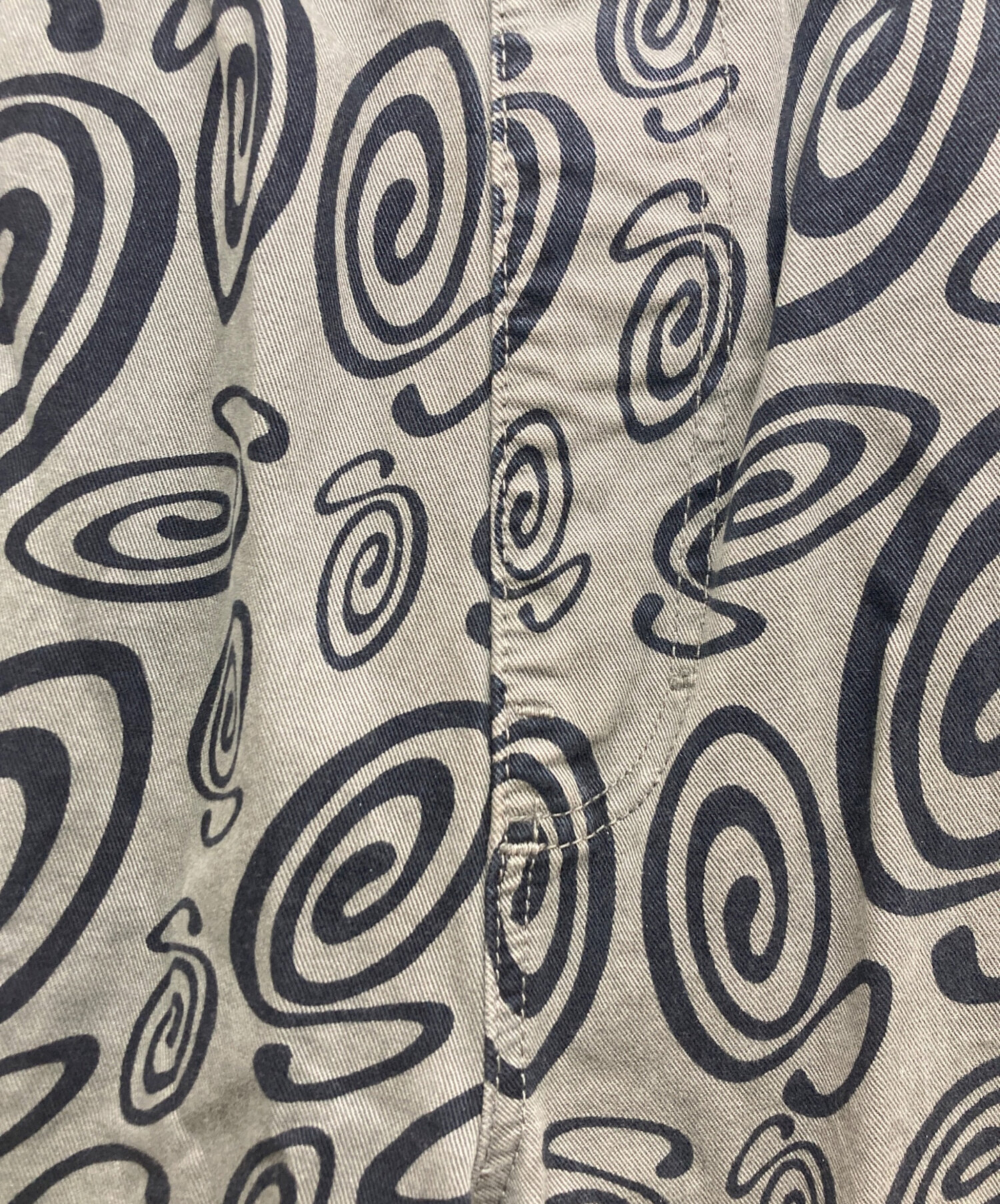中古・古着通販】stussy (ステューシー) SWIRLY S BEACH PANT グレー