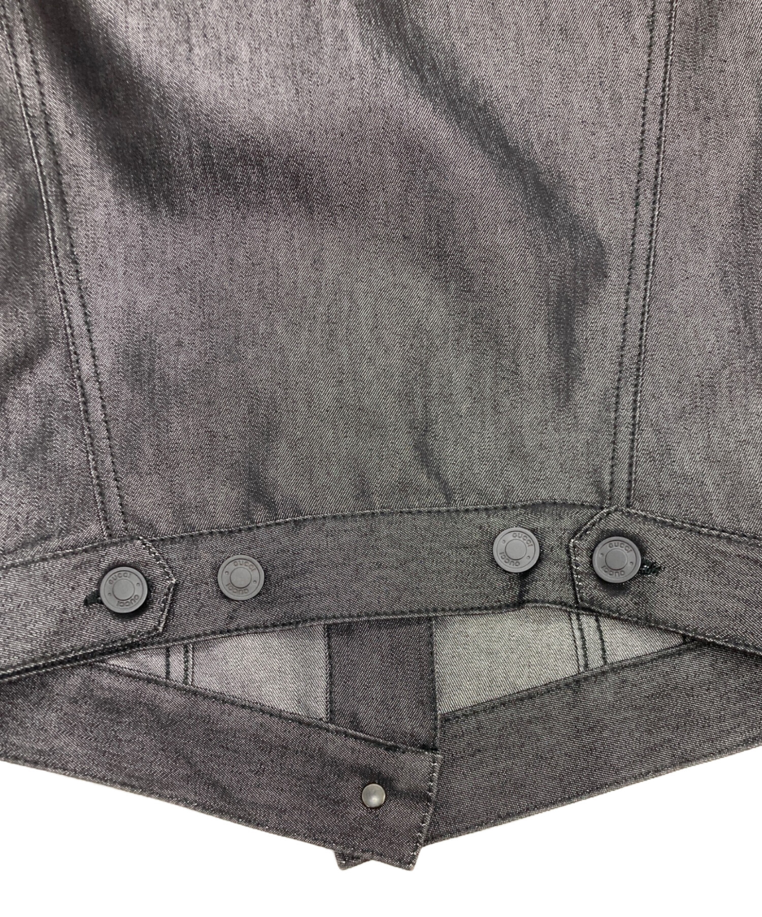 中古・古着通販】GUCCI (グッチ) トラッカージャケット ブラック
