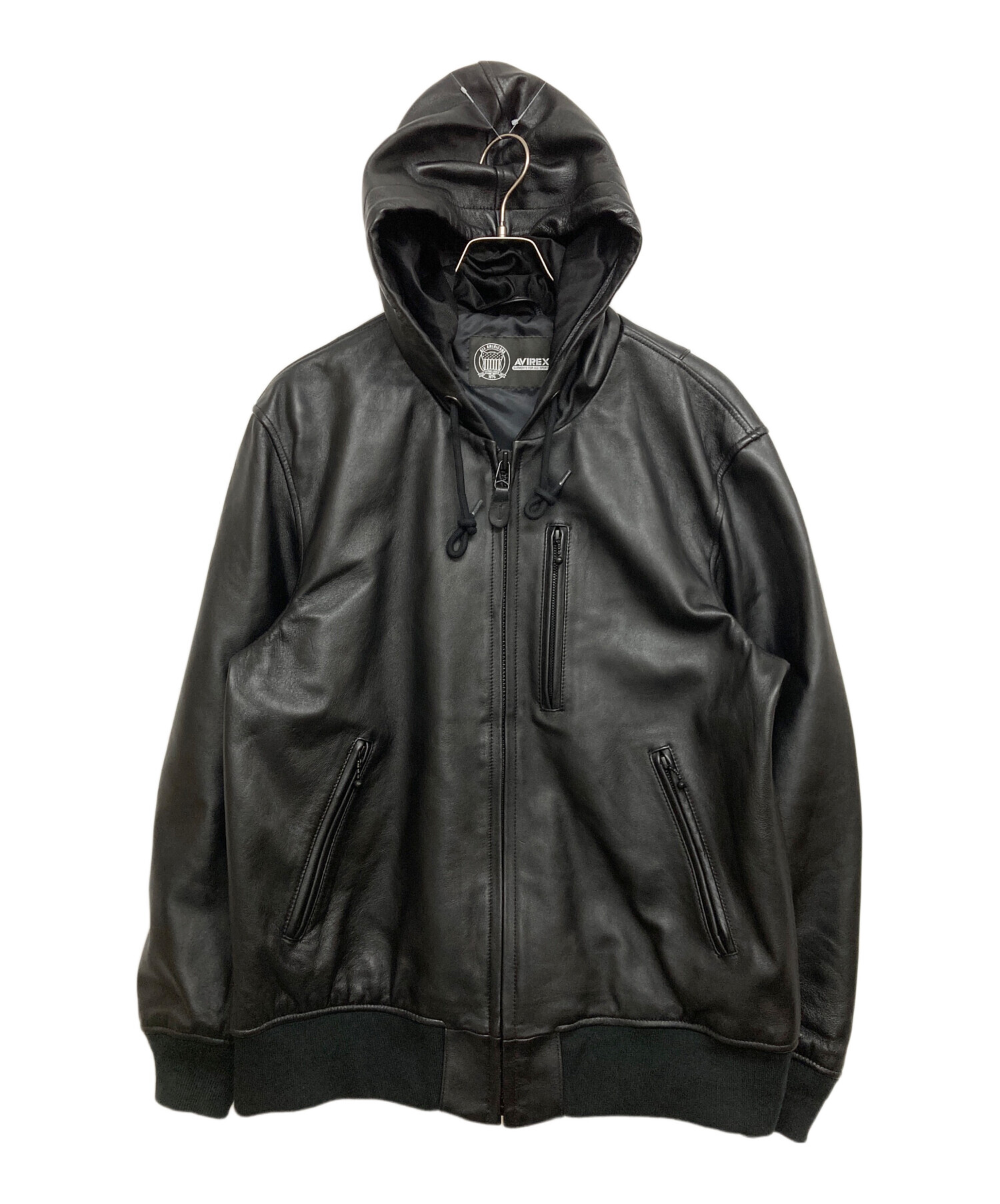 美品 アヴィレックス コンフォータブル レザーパーカー マーク2 2XL