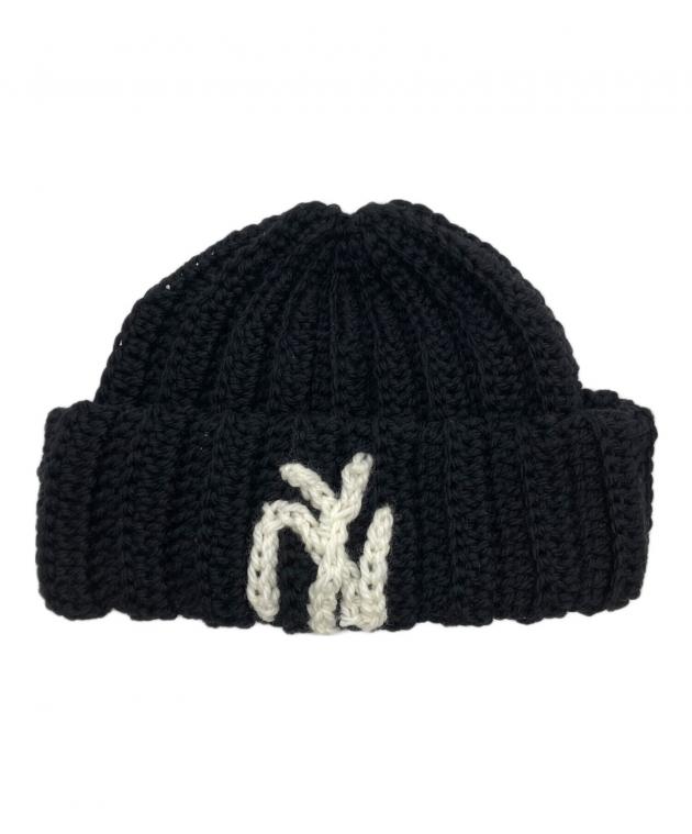 anri（アンリ）　KNIT BEANIE 中古・古着通販】ANRI (アンリ) KNIT BEANIE ブラック｜ブランド・古着