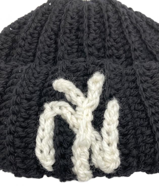 中古・古着通販】ANRI (アンリ) KNIT BEANIE ブラック｜ブランド・古着