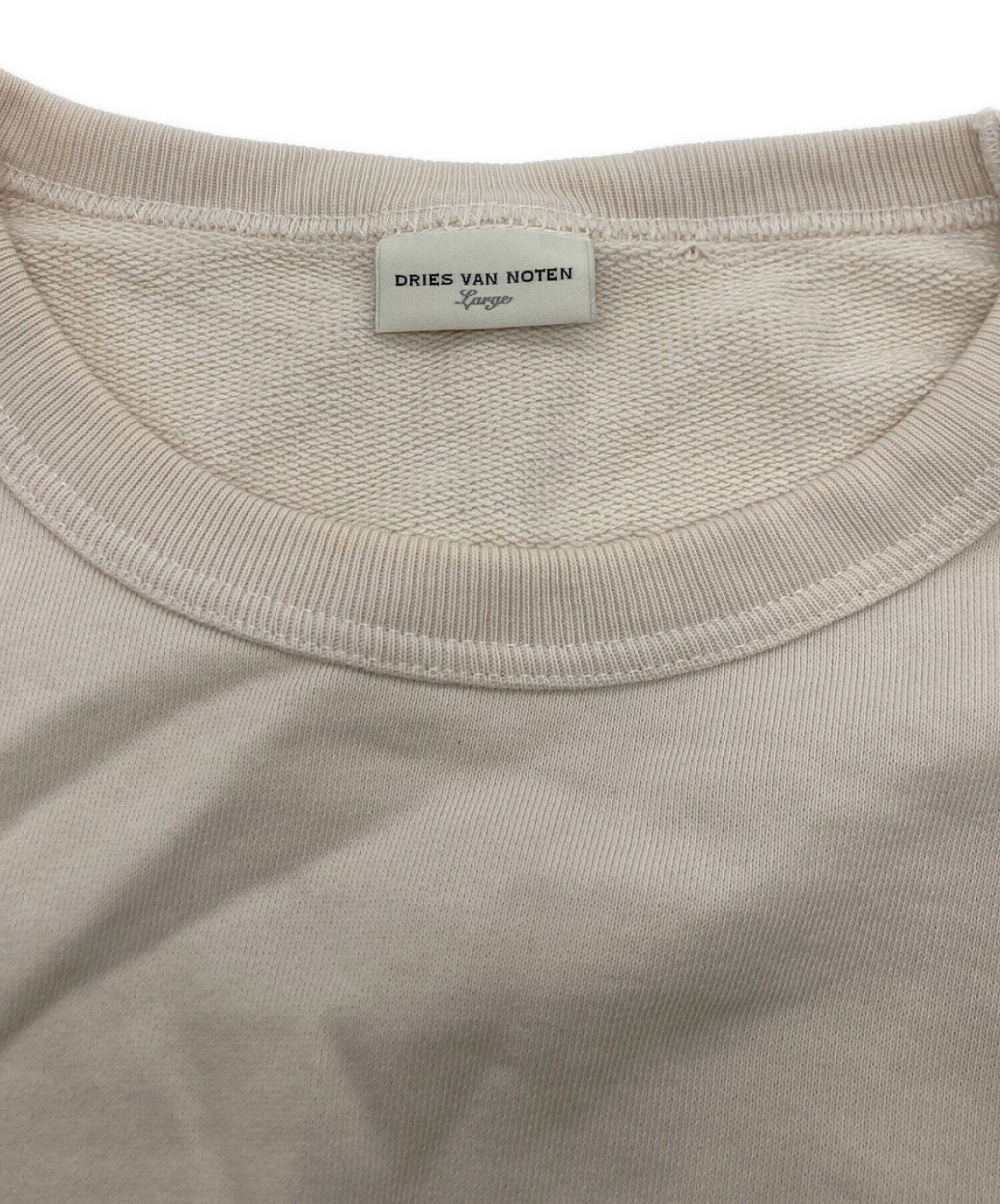 Dries Van Noten スウェット L ベージュ 中古・古着通販】DRIES VAN NOTEN (ドリスヴァンノッテン) オーバー