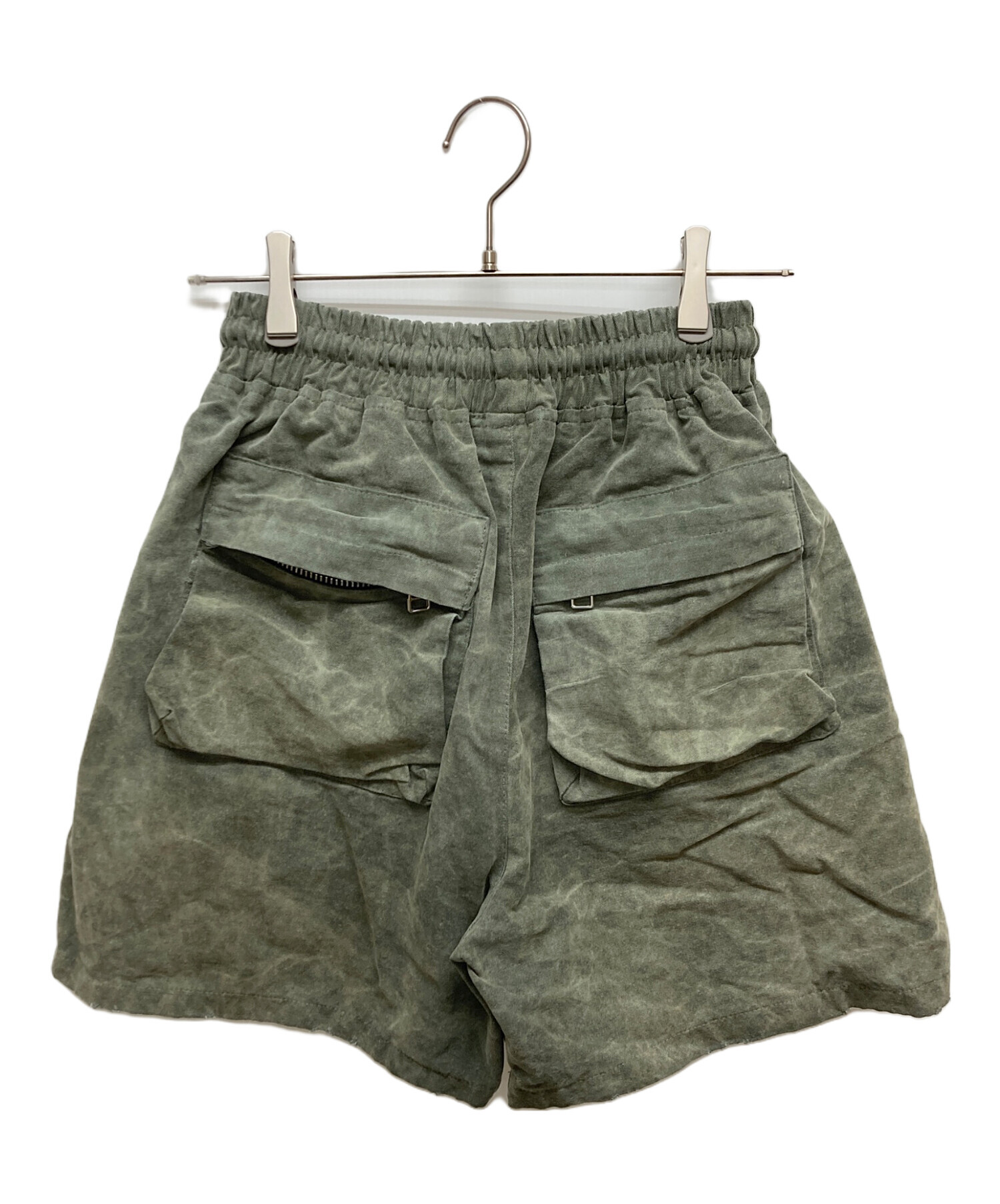 アスクユアセルフ 【正規品】 ハーフパンツ　ベロア 中古・古着通販】askyurself (アスクユアセルフ) ハーフカーゴパンツ