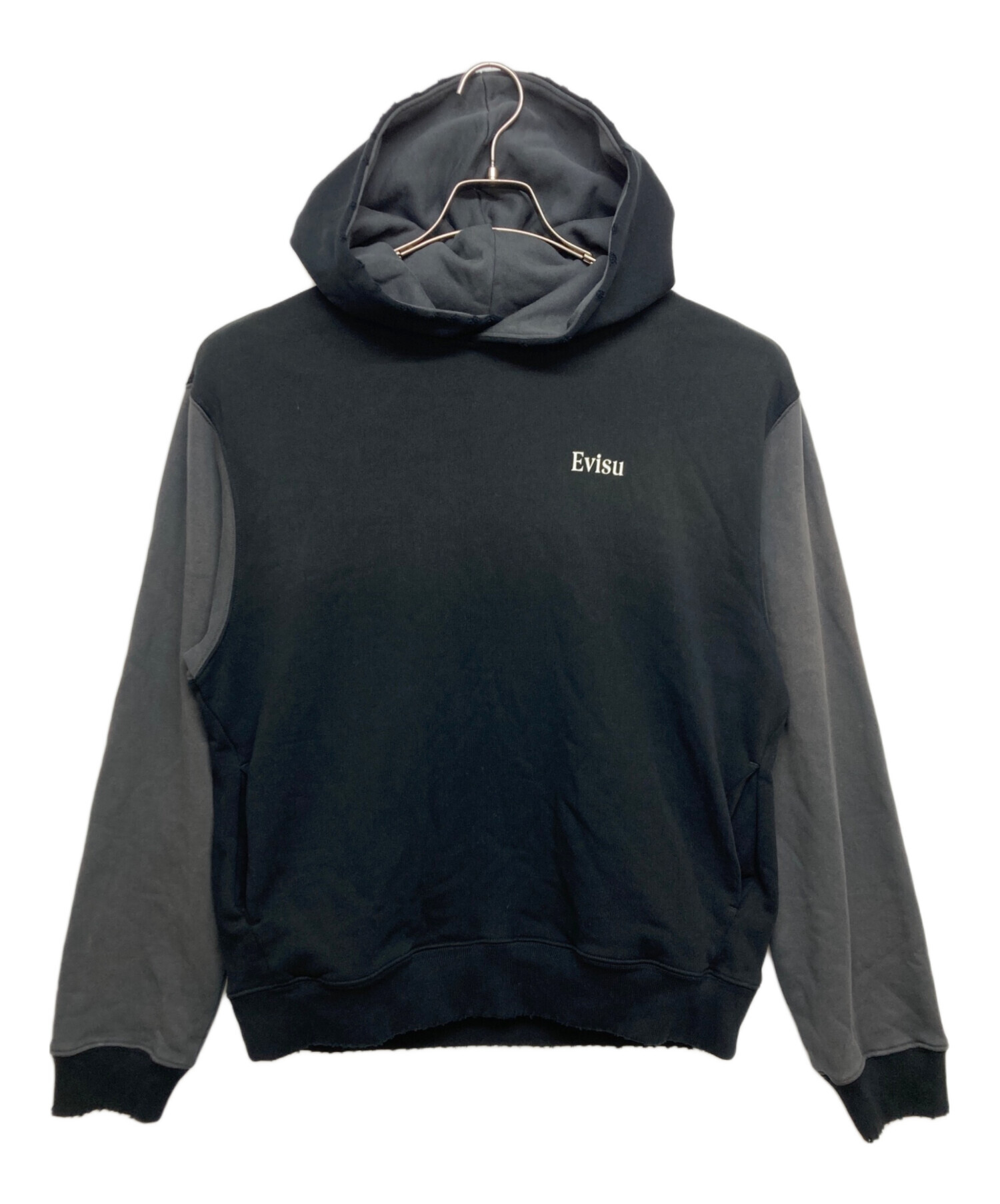 evisu パーカー　早い者勝ち 中古・古着通販】EVISU (エヴィス) カモメとロゴプリントのボクシー