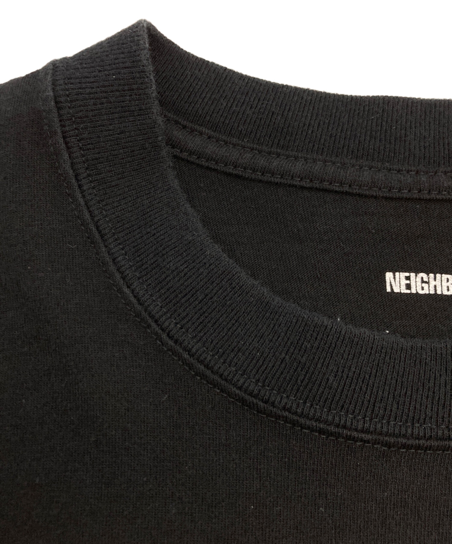 中古・古着通販】NEIGHBORHOOD (ネイバーフッド) 長袖Tシャツ ブラック