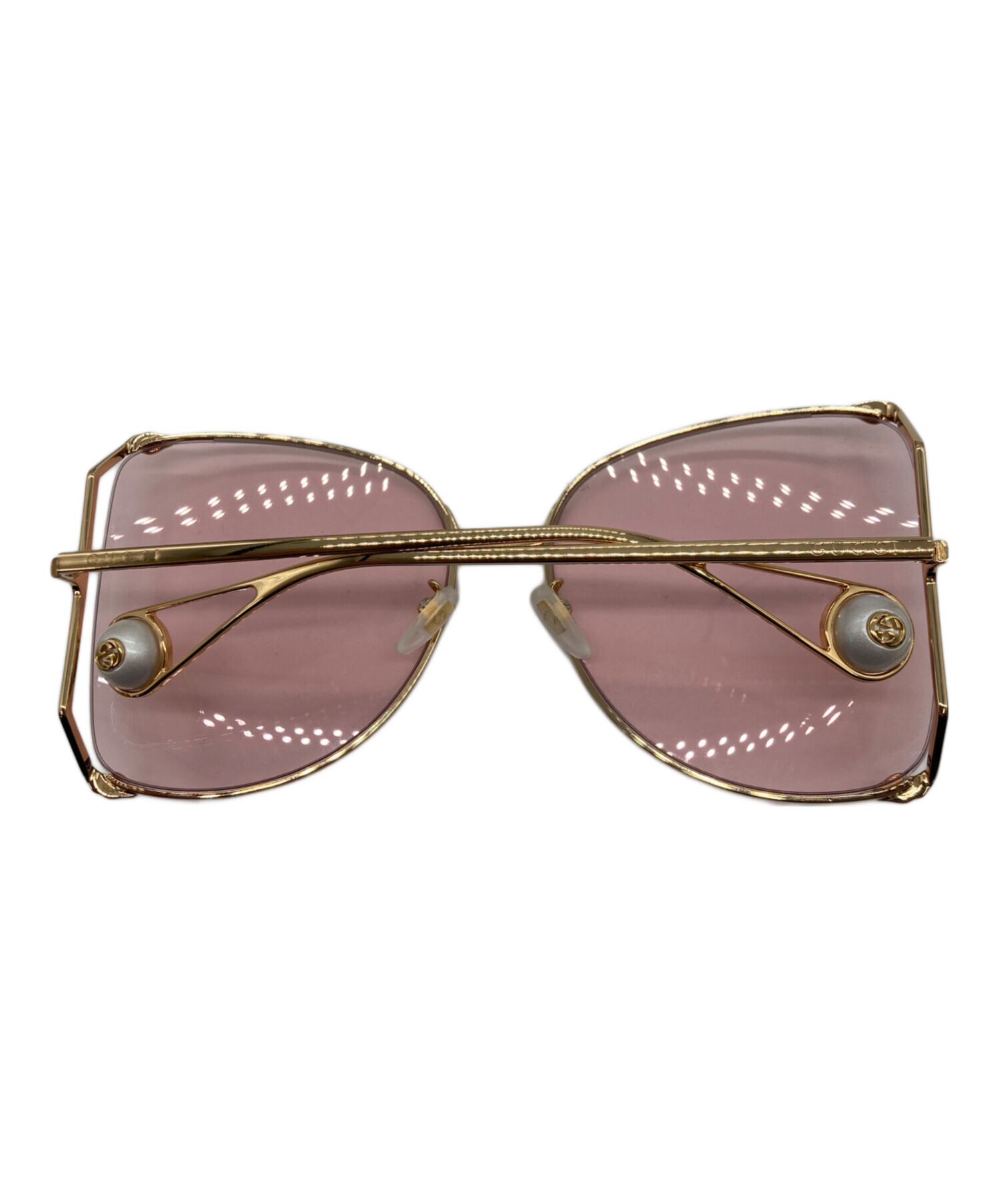 GUCCI グッチ サングラス GG-3009 ピンクゴールドフレーム スクエア サングラス ・ゴールドトーン | GUCCI公式