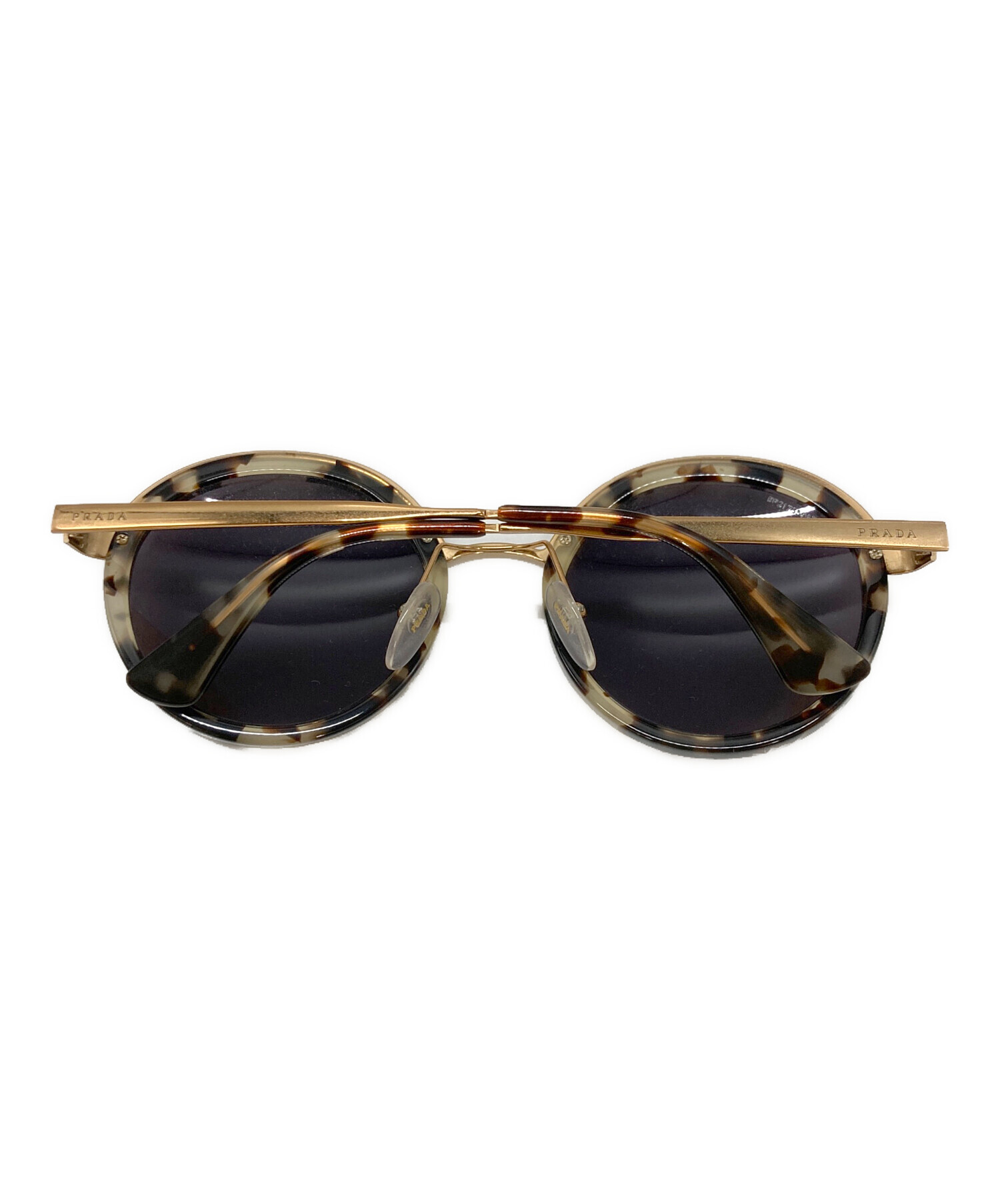 美品　限定出品　PRADA プラダ サングラス　ベージュ　ブラウン　正規品　本物 プラダ PRADA サングラス 0PR 59YS ZVN5Y1 57 メンズ レディース ユニ