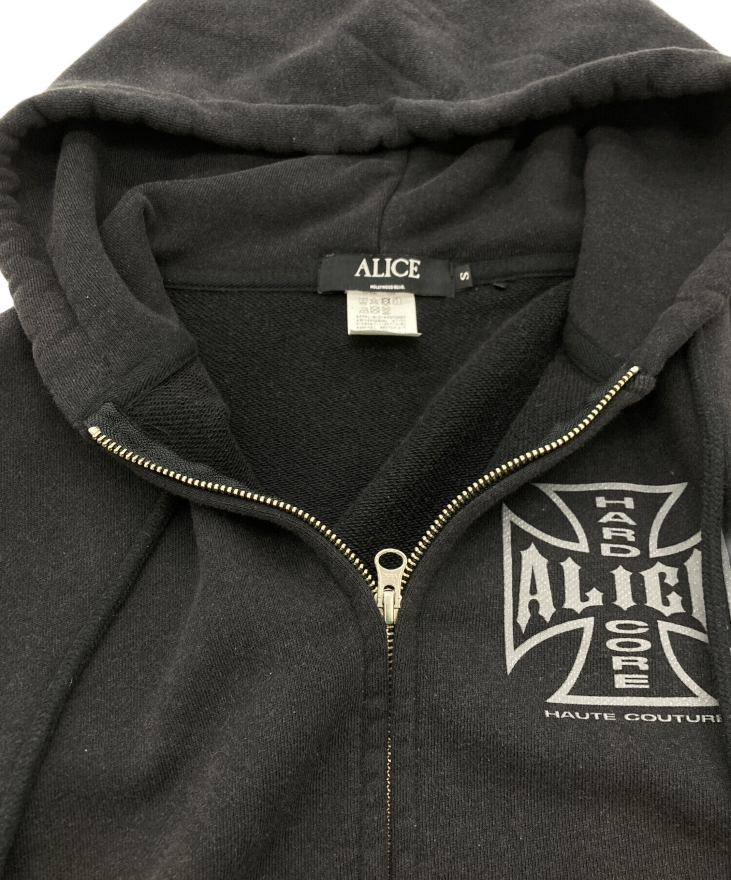 中古・古着通販】ALICE Hollywood (アリス ハリウッド) ジップパーカー