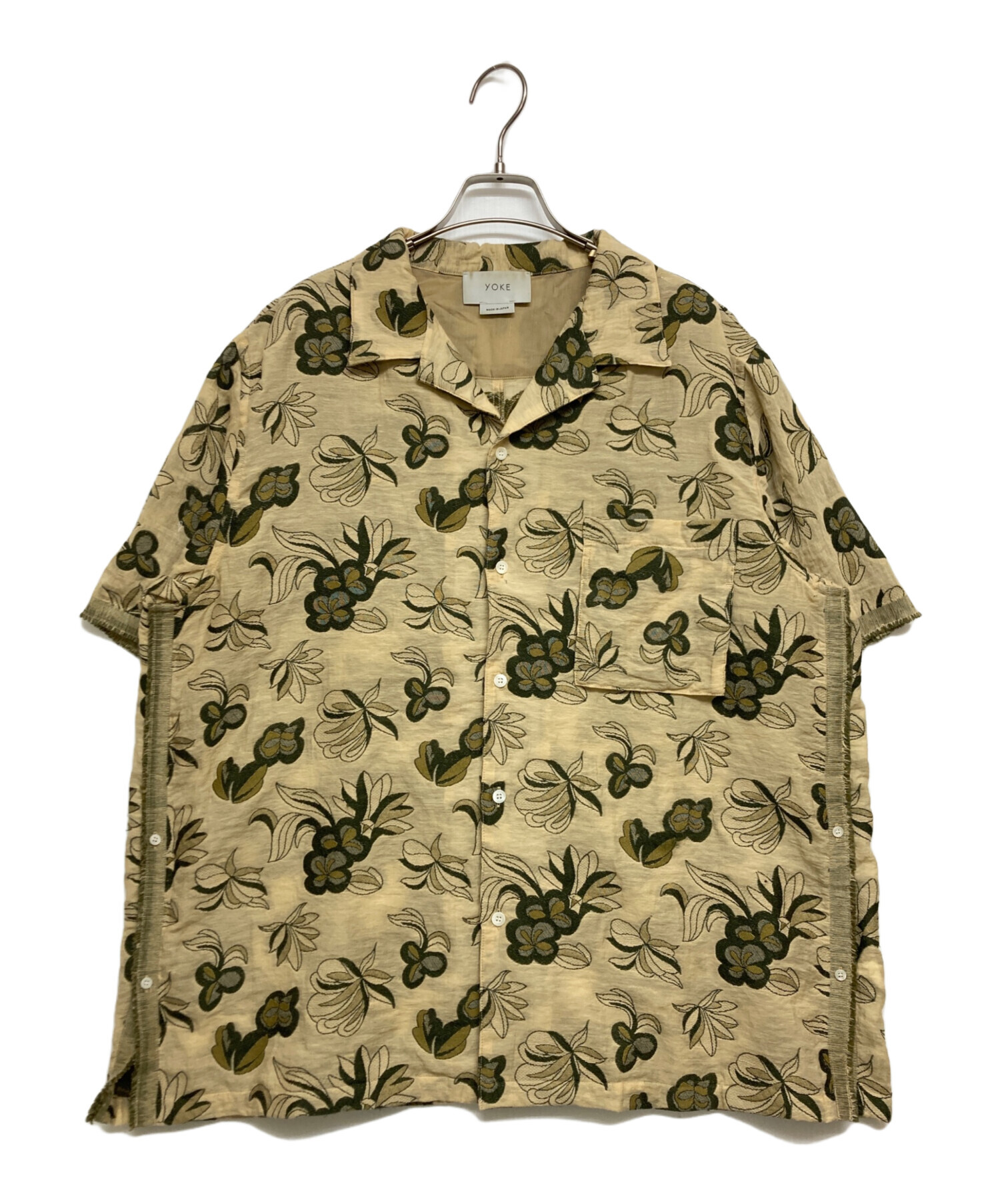 中古・古着通販】YOKE (ヨーク) FLOWER CUT JACQUARD SIDE SLIT OPEN