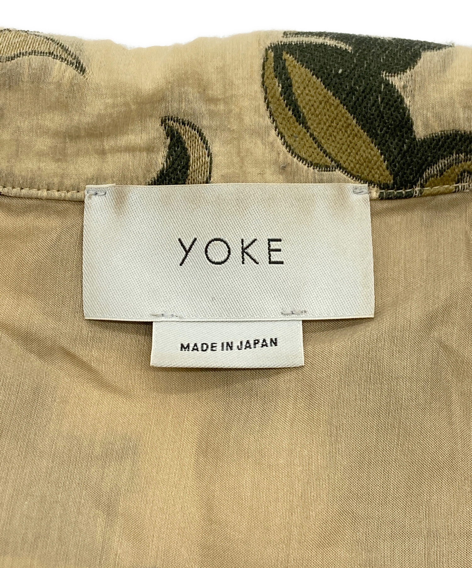 中古・古着通販】YOKE (ヨーク) FLOWER CUT JACQUARD SIDE SLIT OPEN