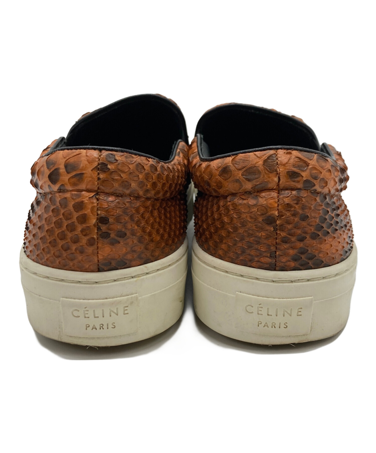 中古・古着通販】CELINE (セリーヌ) SNAKESKIN SLIP ON/スネークスキン 