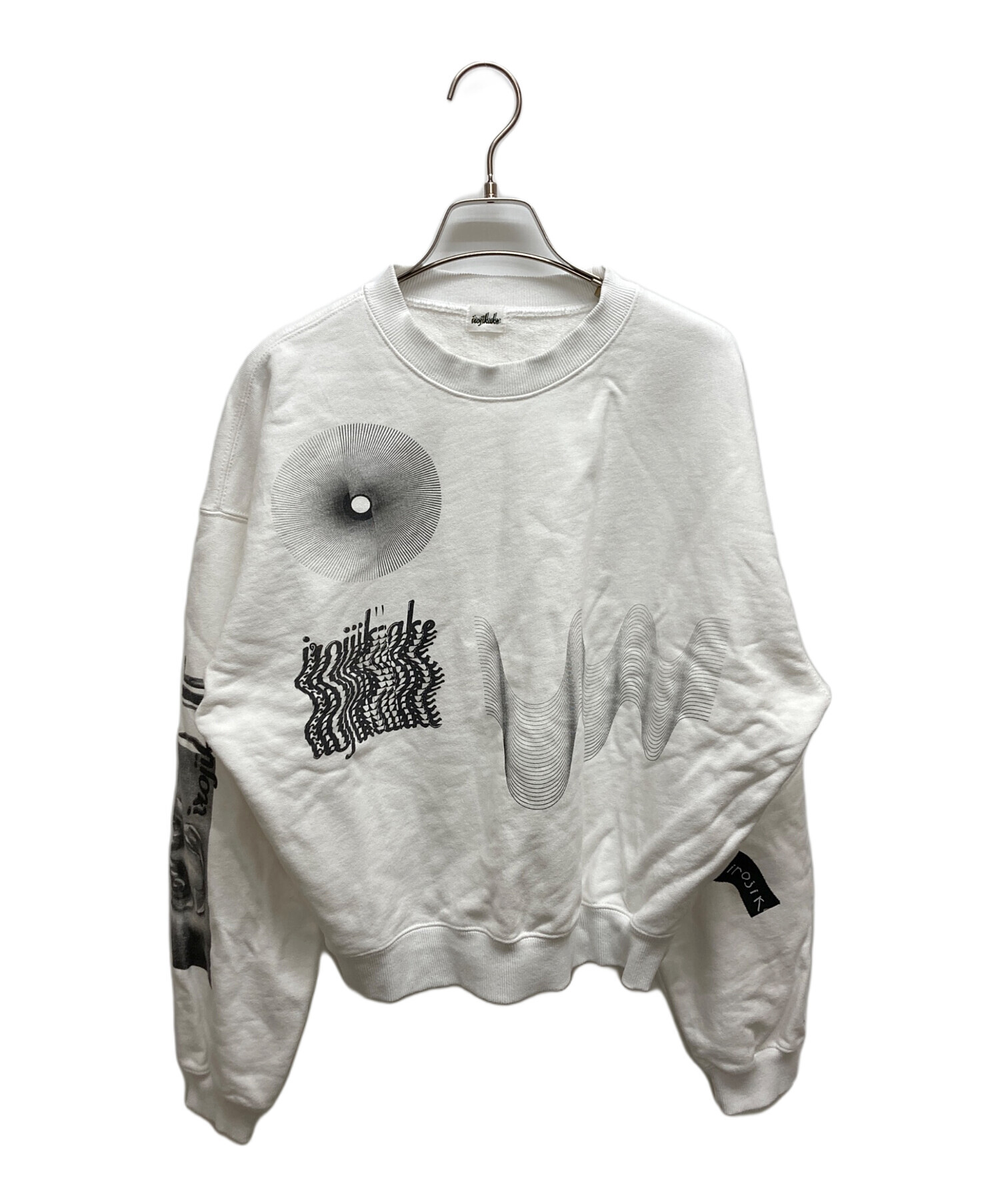 中古・古着通販】Irojikake (イロジカケ) Sweatshirt ホワイト サイズ