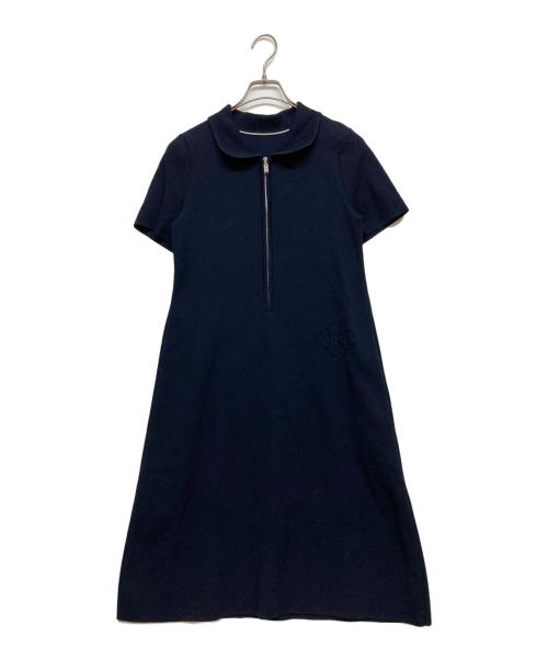 中古・古着通販】FOXEY (フォクシー) Knit Dress Myrtle ネイビー
