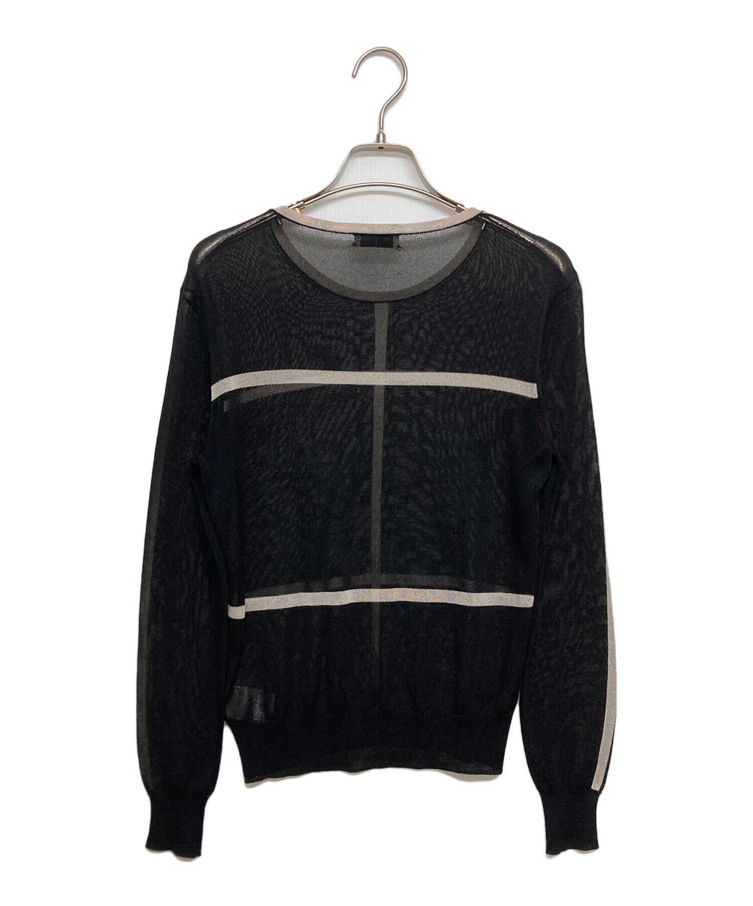 DRIES VAN NOTEN ドリスヴァンノッテン ニット・セーター S 黒 【古着】【中古】【送料無料】 DRIES VAN NOTEN - DRIES VAN NOTEN ドリスヴァンノッテン ニット