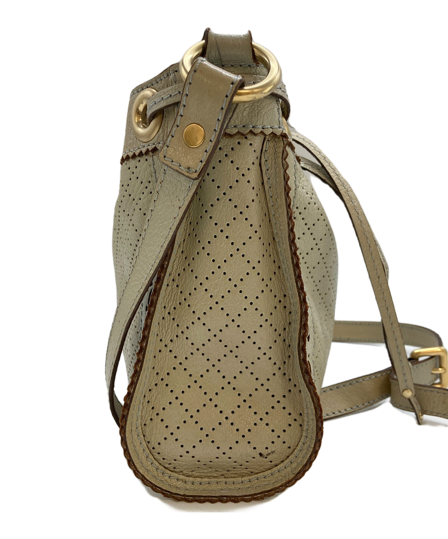 中古・古着通販】CELINE (セリーヌ) パンチングオールドショルダー