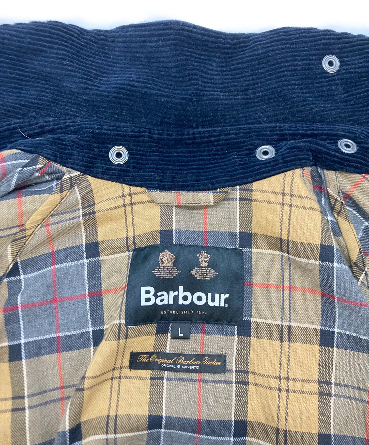 Barbour バブアー スウェット S 紺 【古着】【中古】【送料無料】 Barbour BEACON バブアー ワンポイントロゴ プリント ラグラン