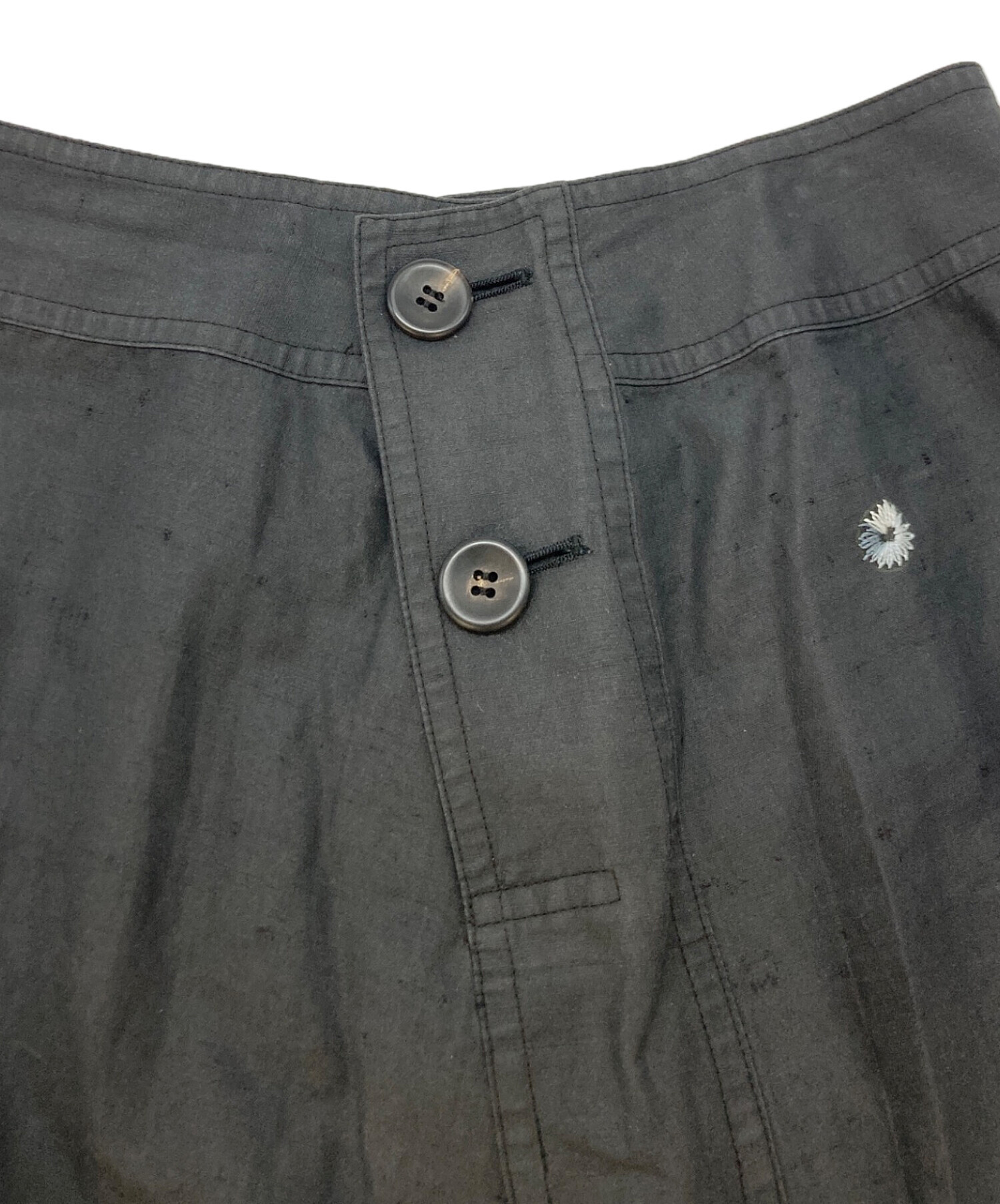中古・古着通販】ISSEY MIYAKE (イッセイミヤケ) スカート グレー