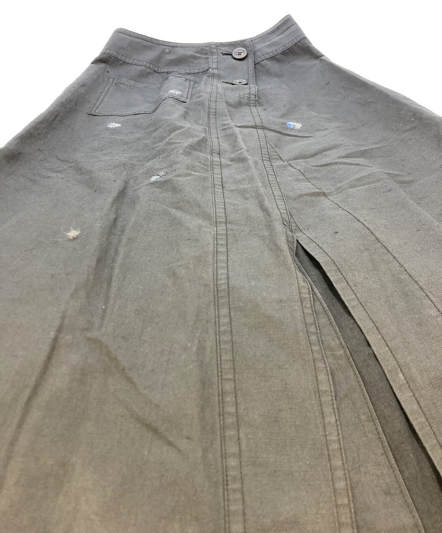 中古・古着通販】ISSEY MIYAKE (イッセイミヤケ) スカート グレー
