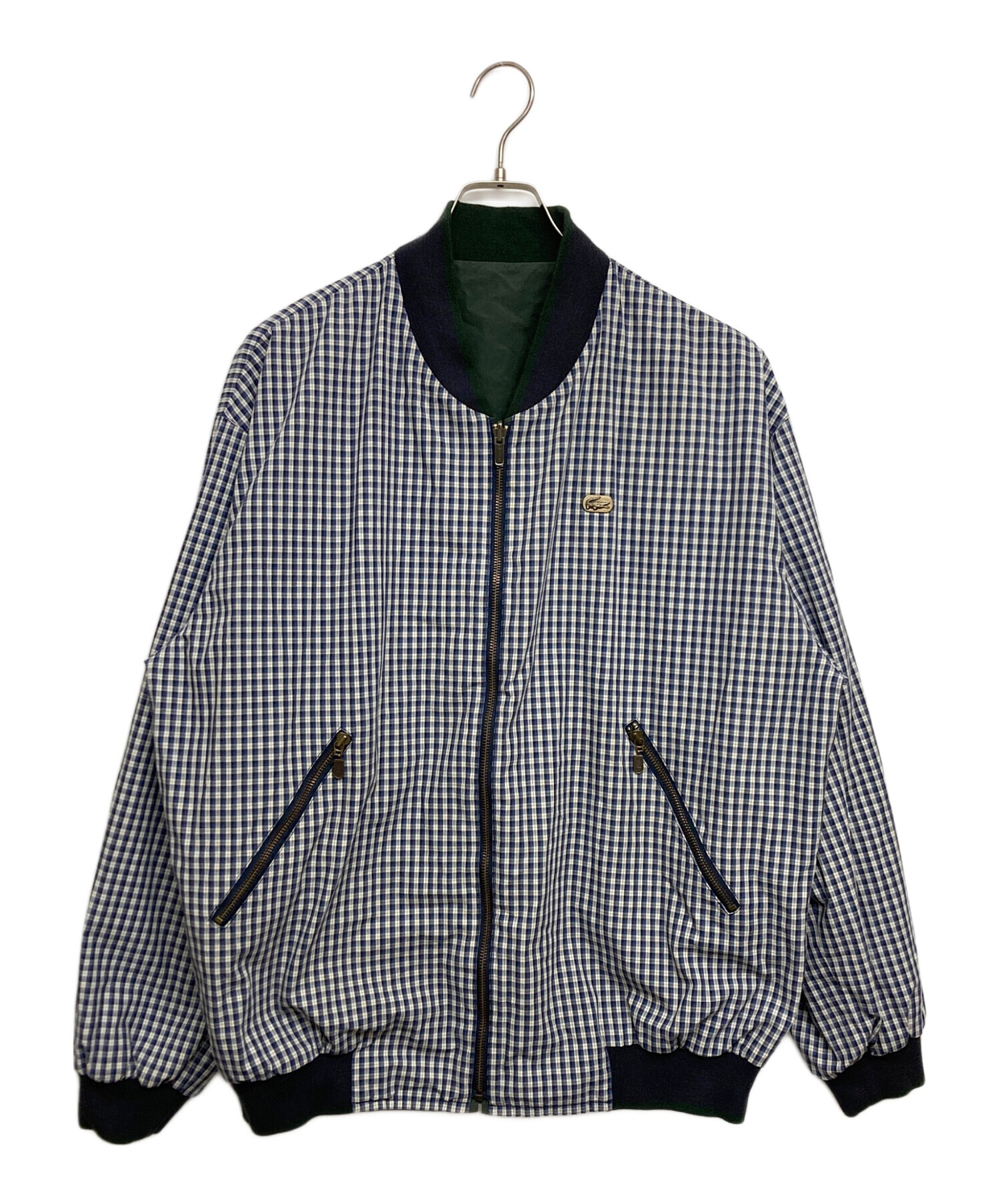 中古・古着通販】LACOSTE (ラコステ) リバーシブルジャケット ネイビー 