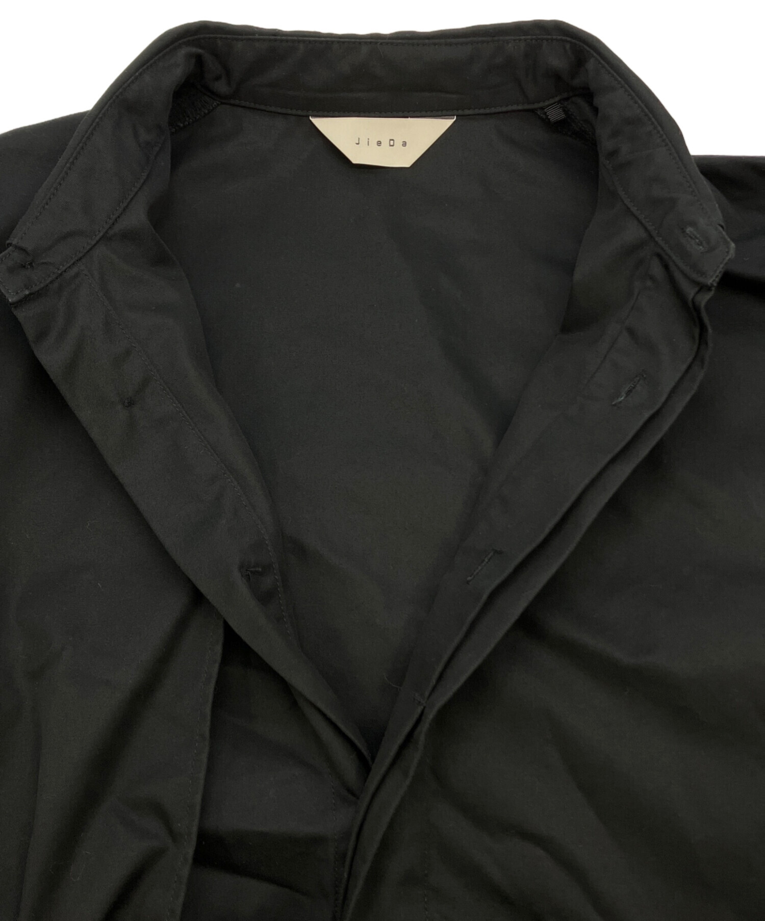 中古・古着通販】jieda (ジエダ) T/C Flap SHIRT ブラック サイズ 