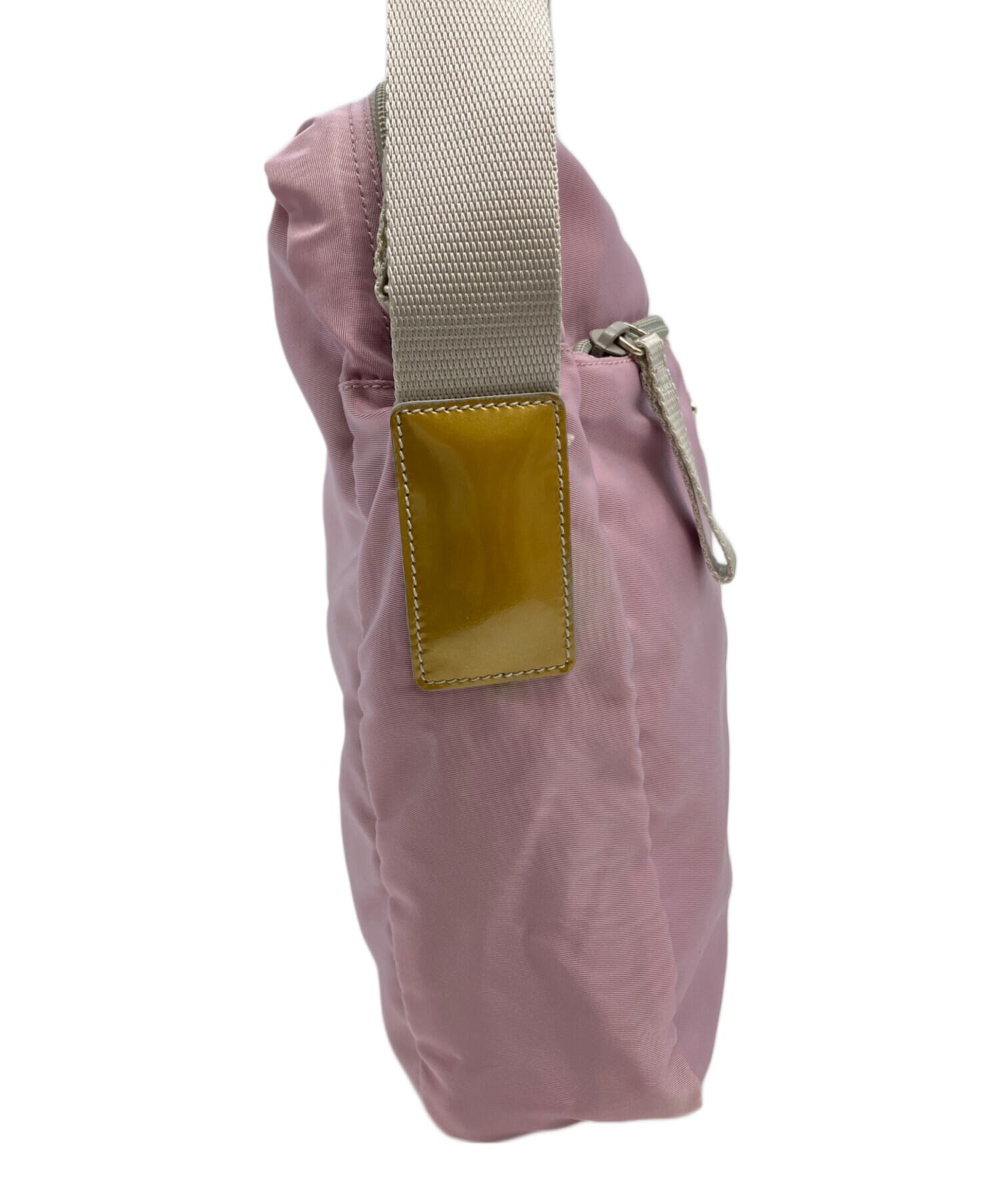 プラダ ショルダーバッグ ナイロンジャガード ピンク レディース PRADA  中古 PRADA - PRADA プラダ ショルダーバッグ ピンク 【古着】【中古