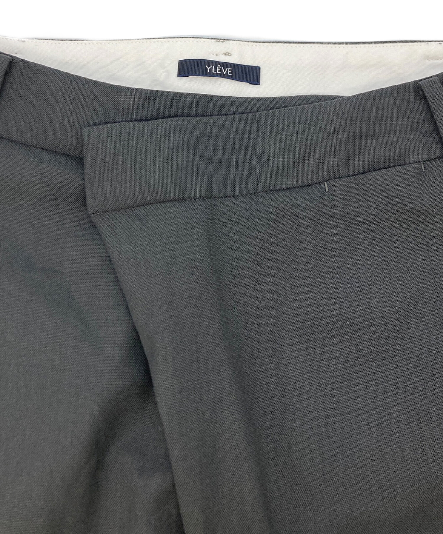 中古・古着通販】YLEVE (イレーヴ) WOOL TROPICAL TRウールスラックス