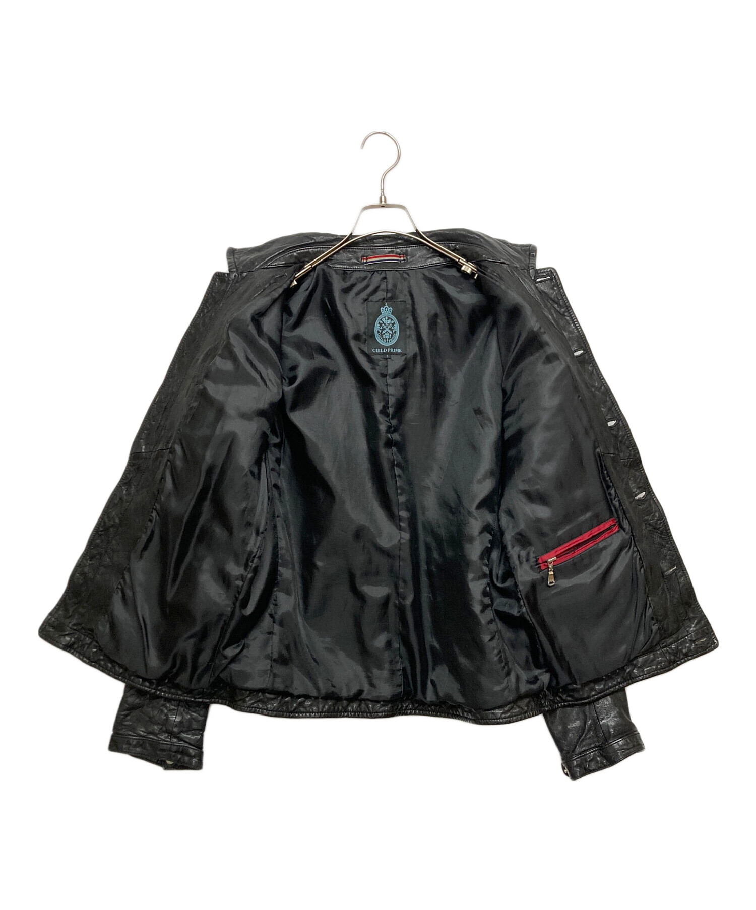 GUILD PRIME ギルドプライム　レザージャケット　桜井着用 MA-1 中古・古着通販】GUILD PRIME (ギルドプライム) レザージャケット