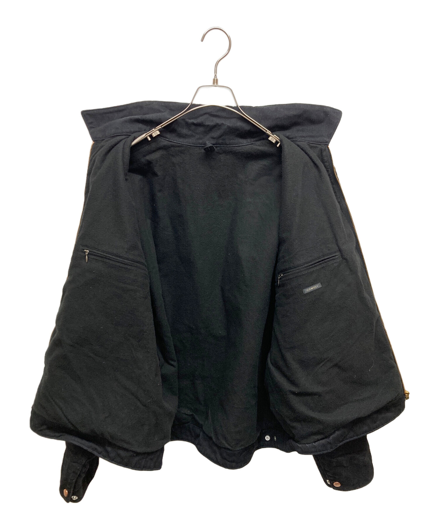 中古・古着通販】COMOLI (コモリ) ブラックデニム ジップショート