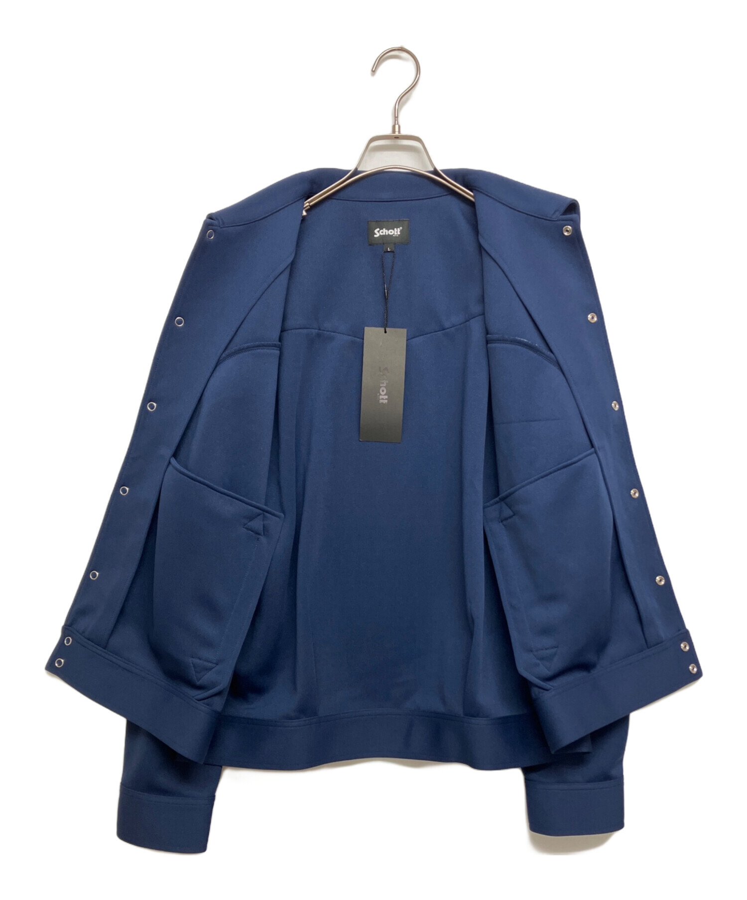中古・古着通販】Schott (ショット) JERSEY WESTERN JACKET ネイビー