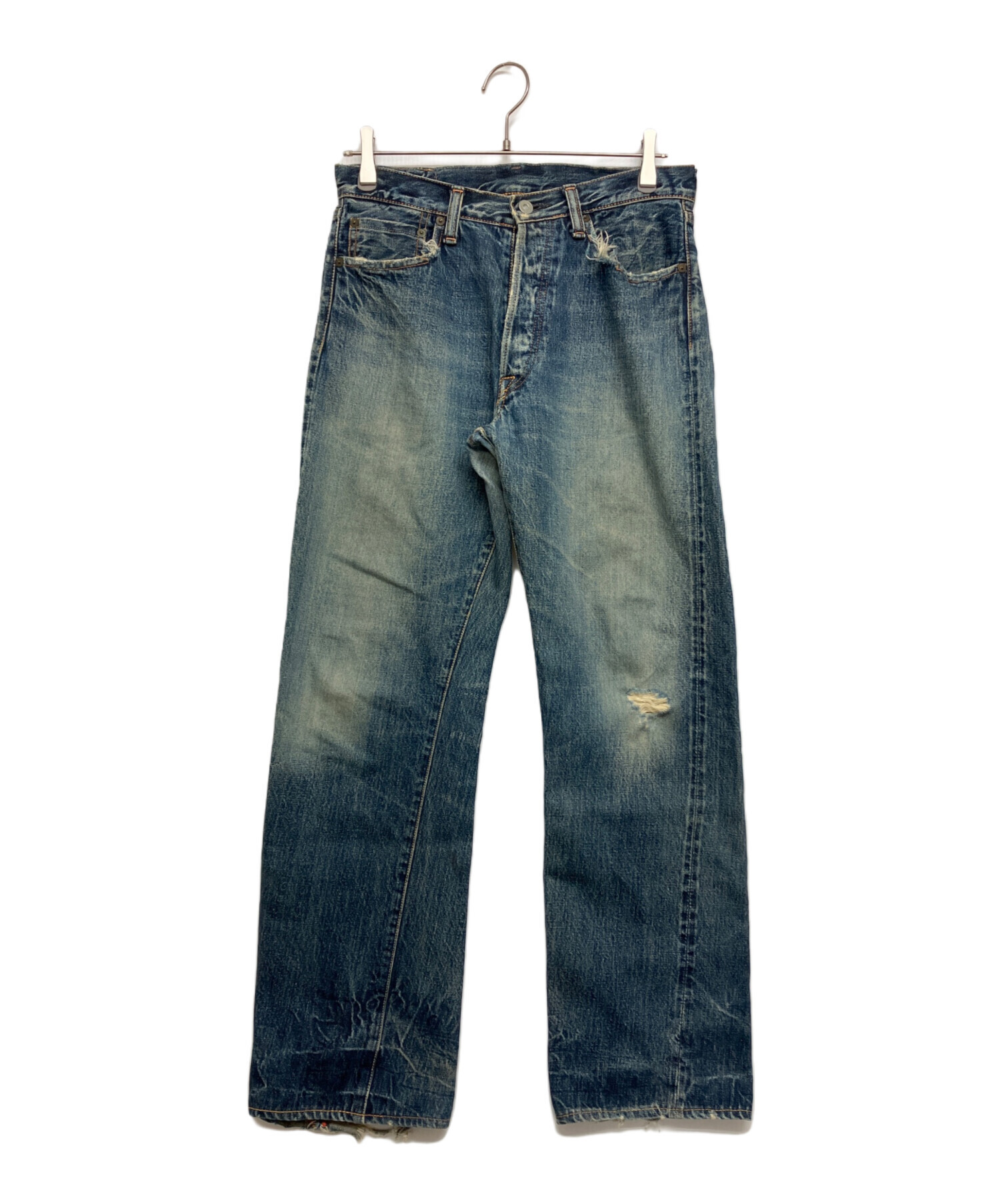KAPITAL キャピタル アミッシュパンツ デニム　S〜M 中古・古着通販】KAPITAL (キャピタル) ダメージデニムパンツ