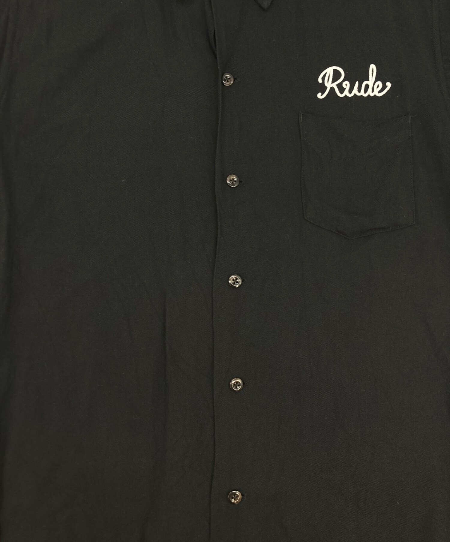中古・古着通販】RUDE GALLERY (ルードギャラリー) 刺繍アロハオープン