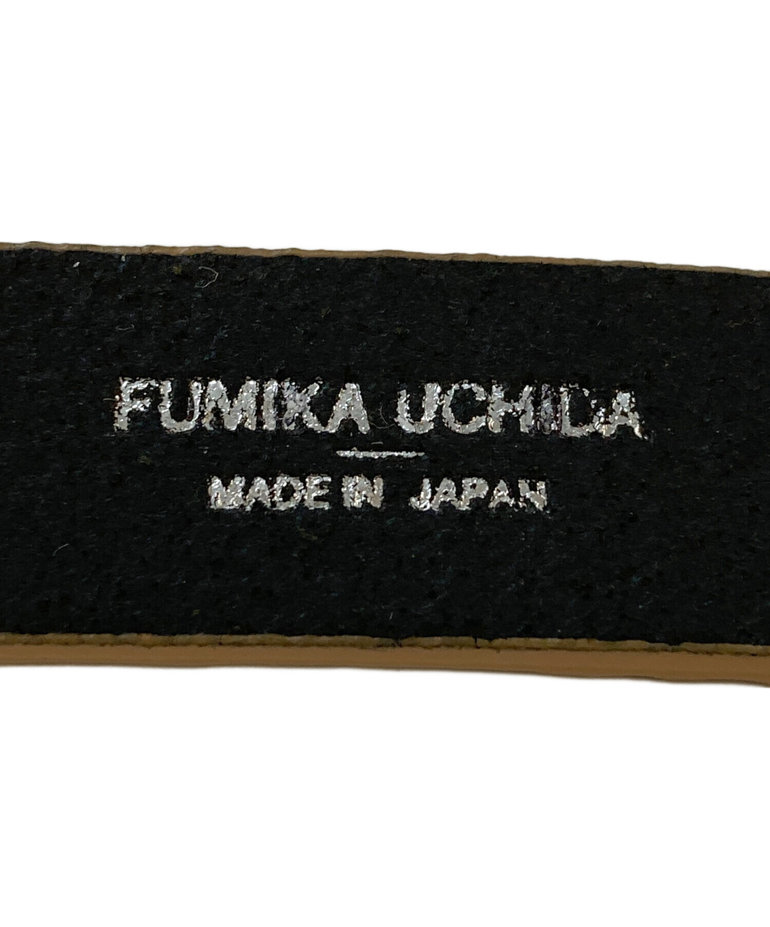FUMIKA UCHIDA 新品タグ付き 中古・古着通販】FUMIKA UCHIDA (フミカウチダ) 型押しレザーベルト