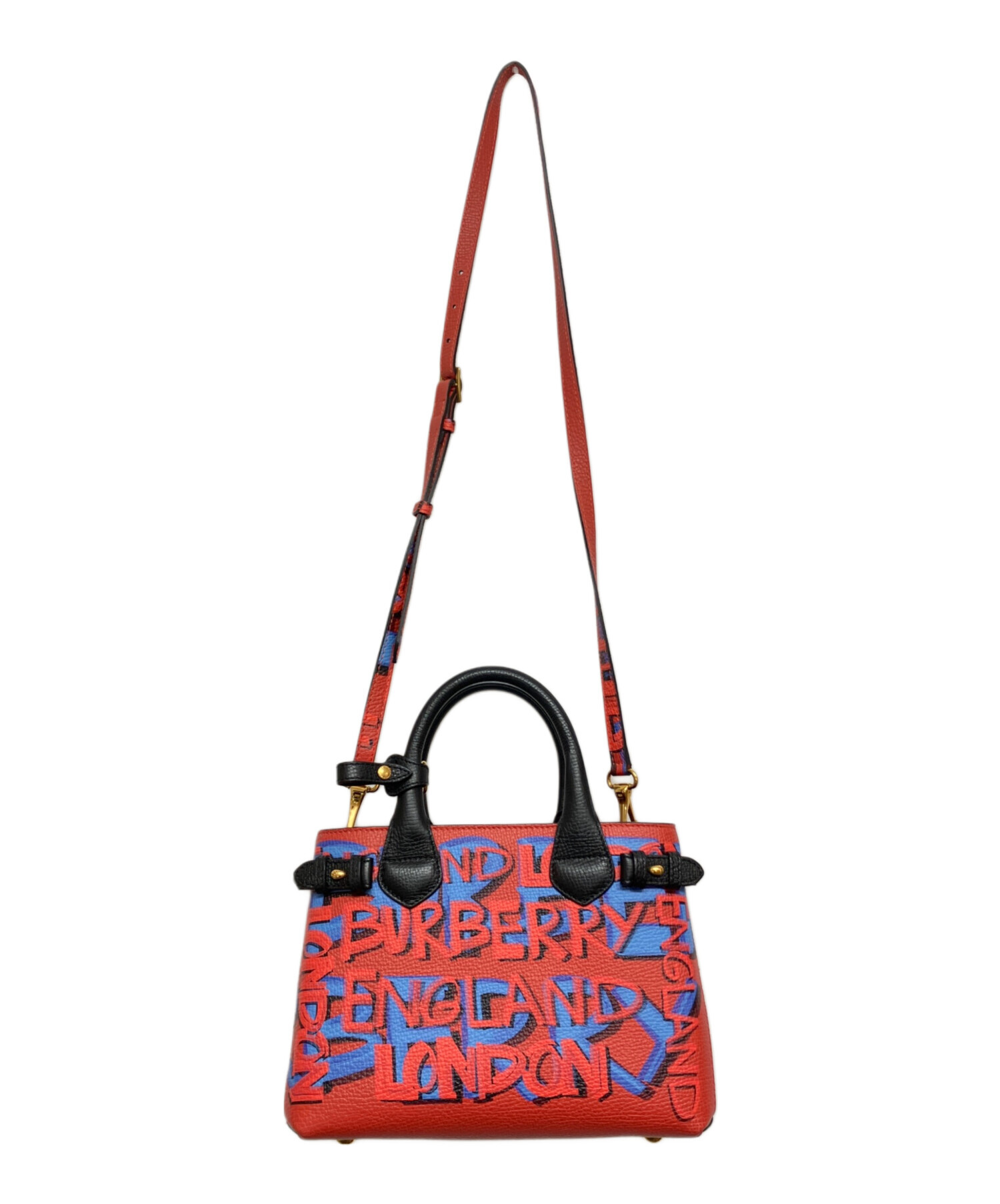 中古・古着通販】BURBERRY (バーバリー) Small Banner Graffiti Tote