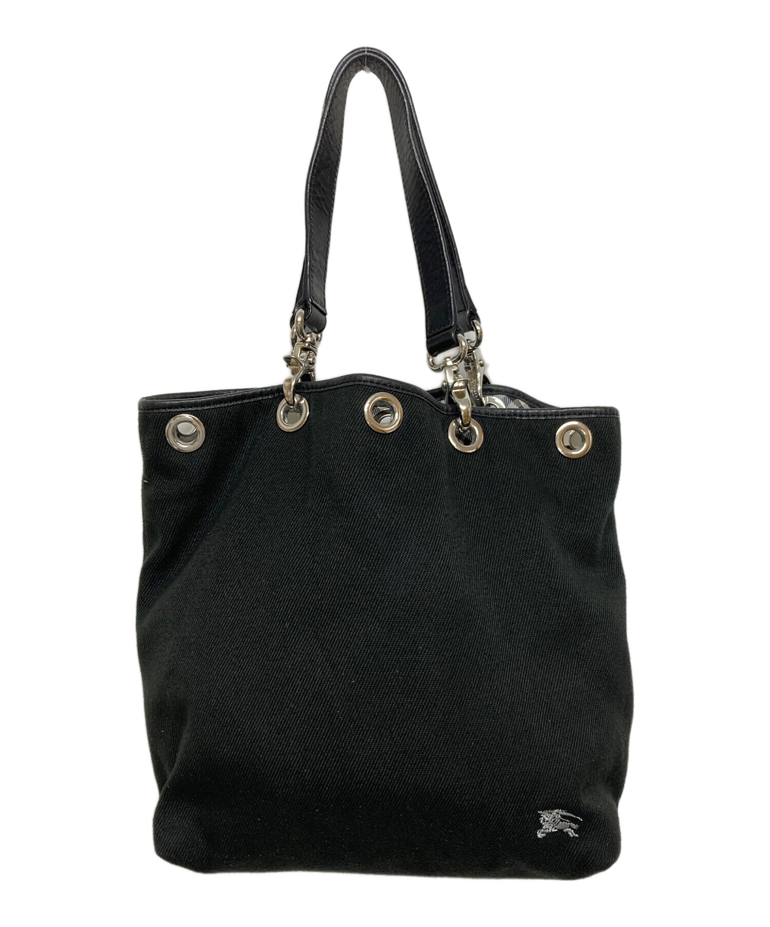 未使用品 BURBERRY BLUE LABEL ポーチバッグ Burberry London Blue Label Made In Japan, Genuine Leather, Nylon