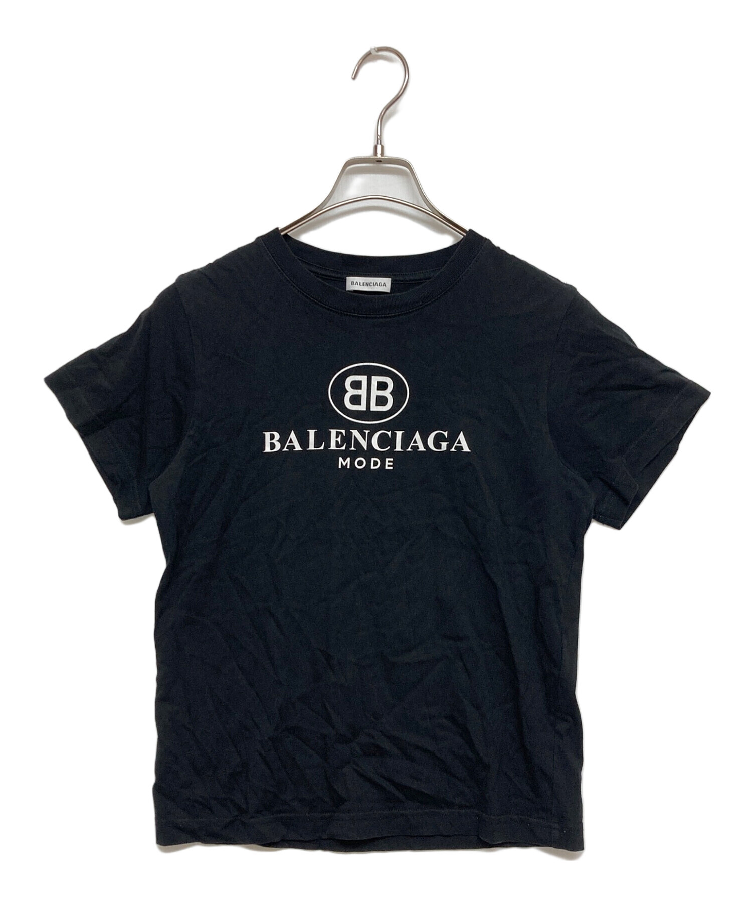 中古・古着通販】BALENCIAGA (バレンシアガ) BBロゴ 半袖クルーネックT