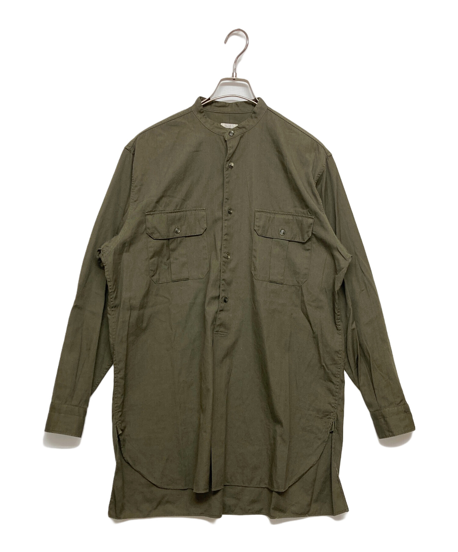 中古・古着通販】COMOLI (コモリ) バンドカラー プルオーバーカーゴ