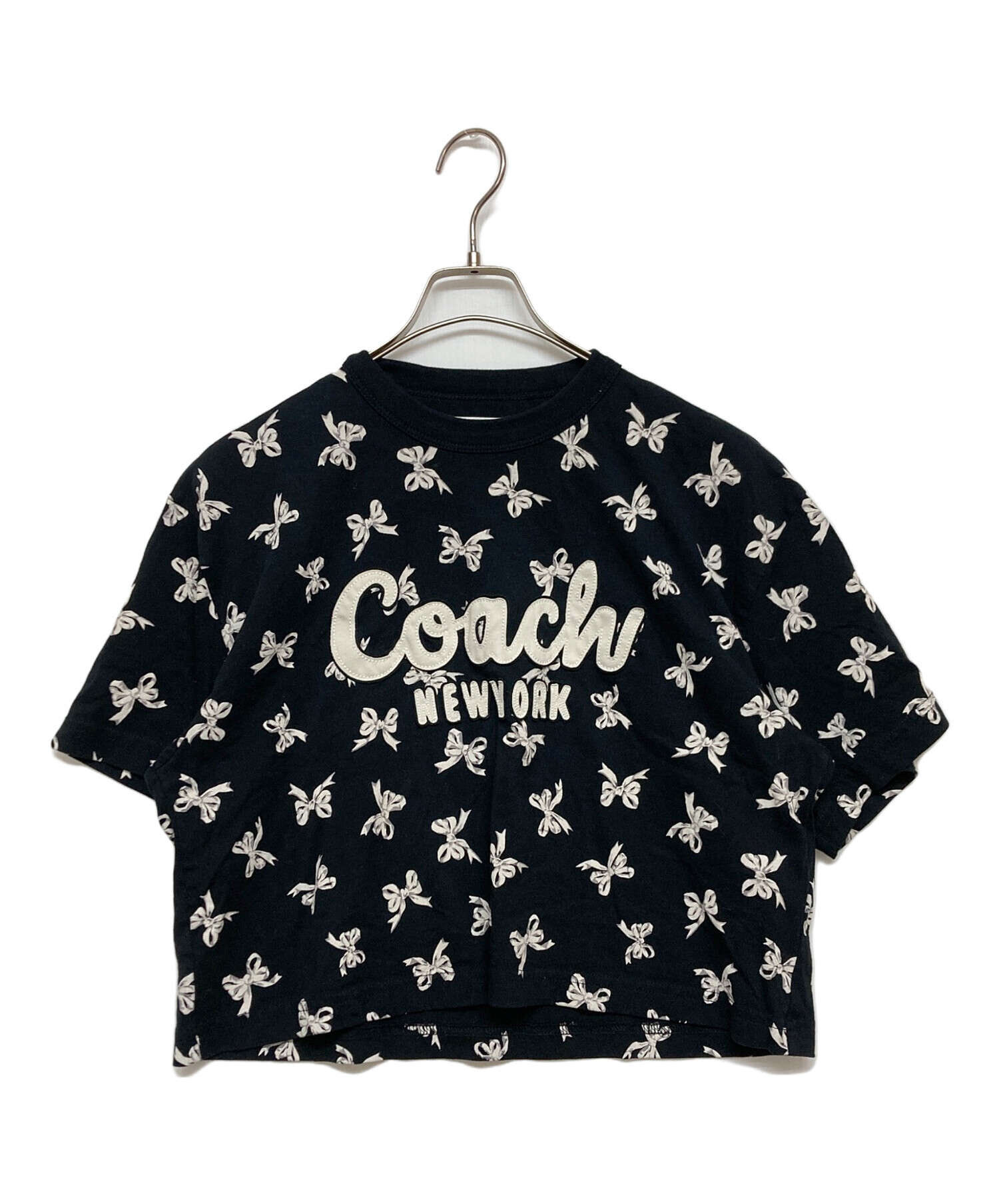 服/ファッション COACH 中古・古着通販】COACH (コーチ) ボウ プリント カーシヴ シグネチャー