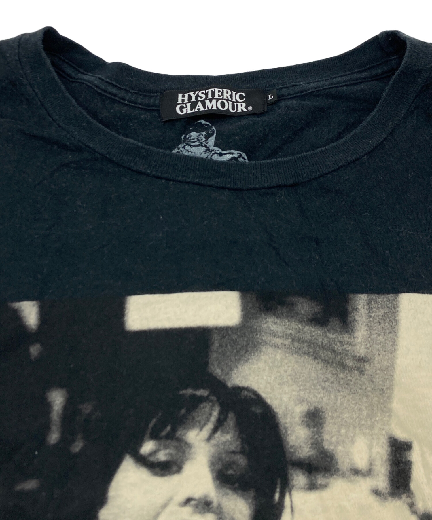極美品✨ヒステリックグラマー タンクトップ コートニーラブ 黒 y2k 中古・古着通販】Hysteric Glamour (ヒステリックグラマー) courtney