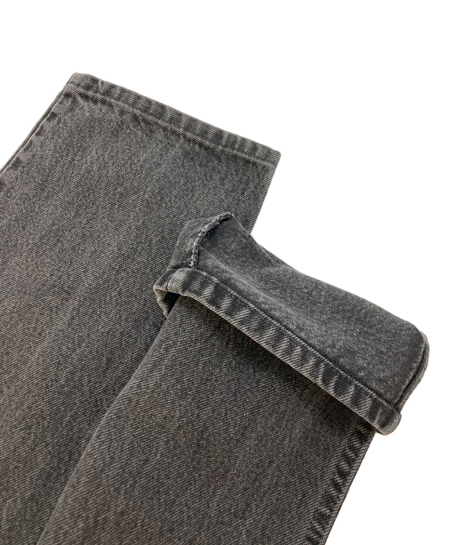 90s Levi's 609 W31/L32 補修済み 中古・古着通販】LEVI'S (リーバイス) 90S 後染 ブラックデニムパンツ