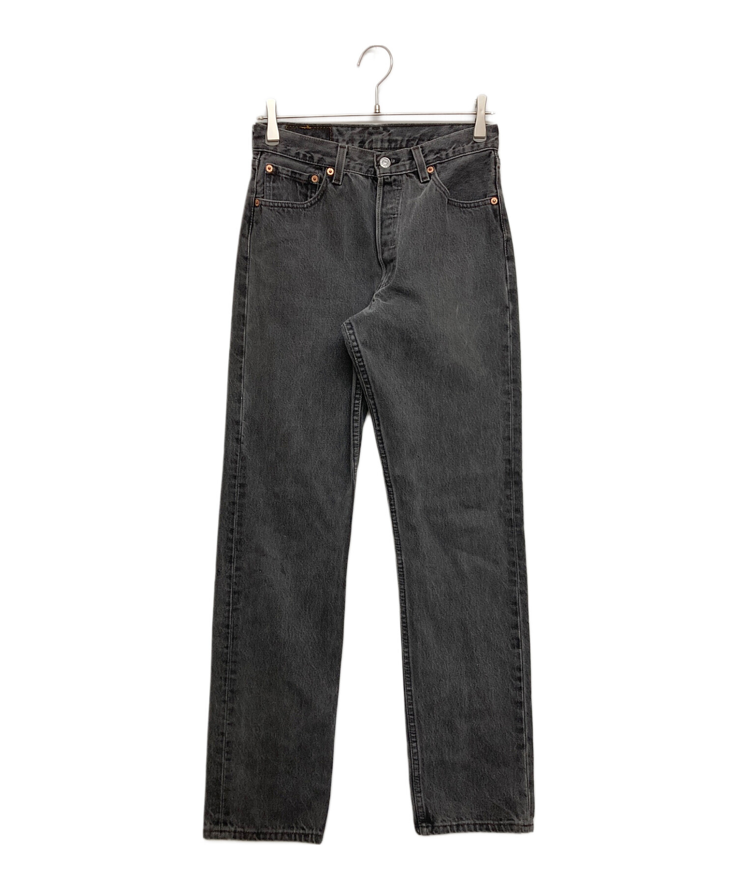 中古・古着通販】LEVI'S (リーバイス) 後染 ブラックデニムパンツ