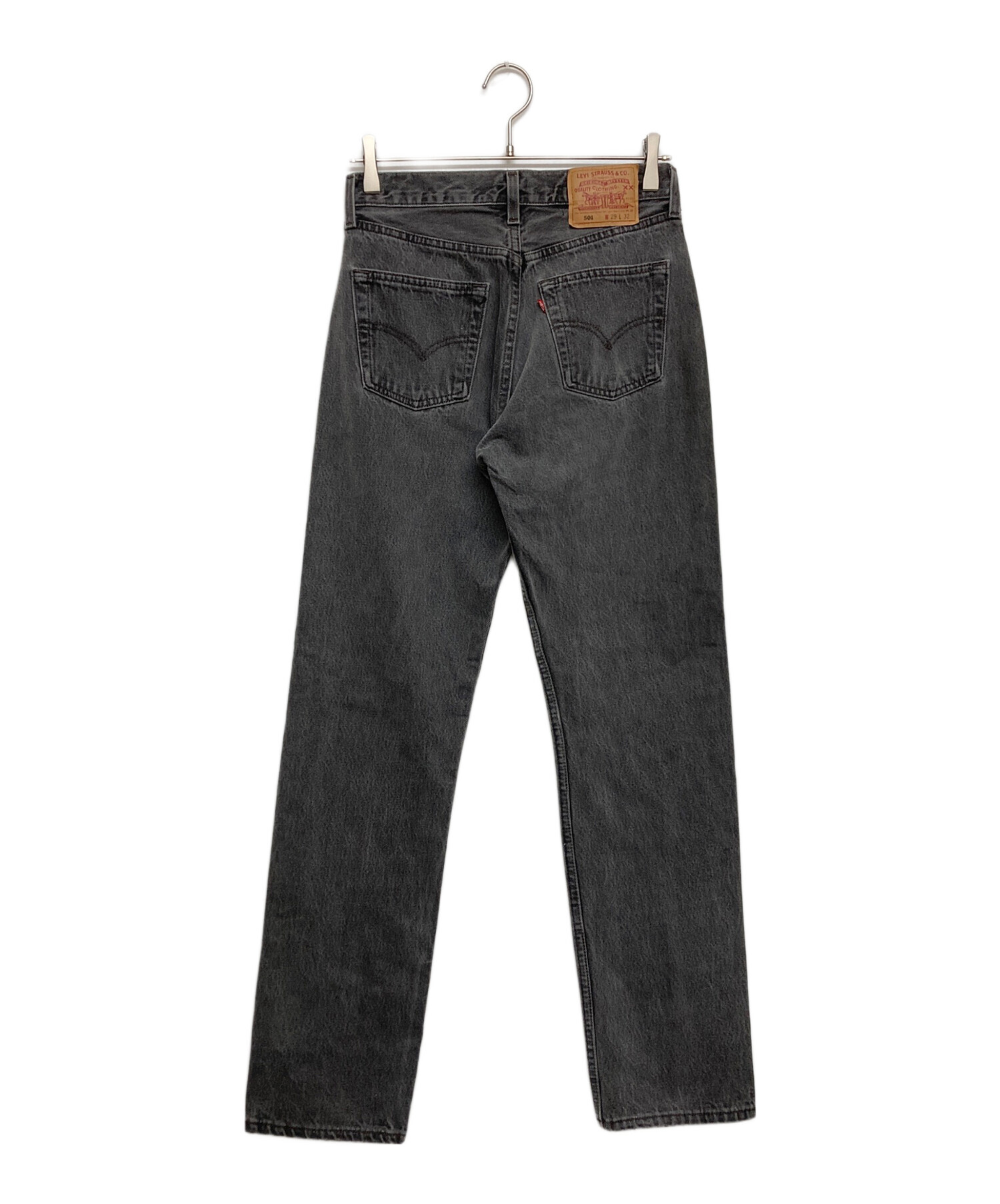 中古・古着通販】LEVI'S (リーバイス) 後染 ブラックデニムパンツ 中古・古着通販】LEVI'S (リーバイス) 後染 ブラックデニムパンツ
