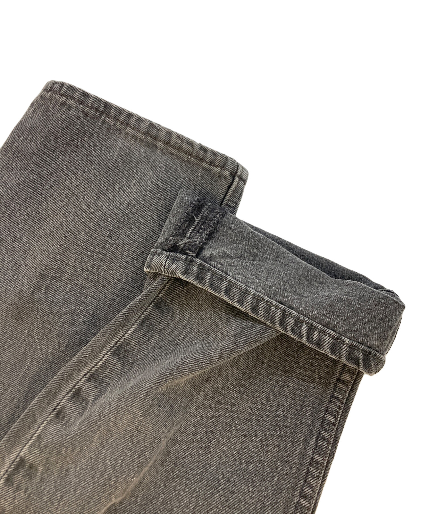 中古・古着通販】LEVI'S (リーバイス) 後染 ブラックデニムパンツ