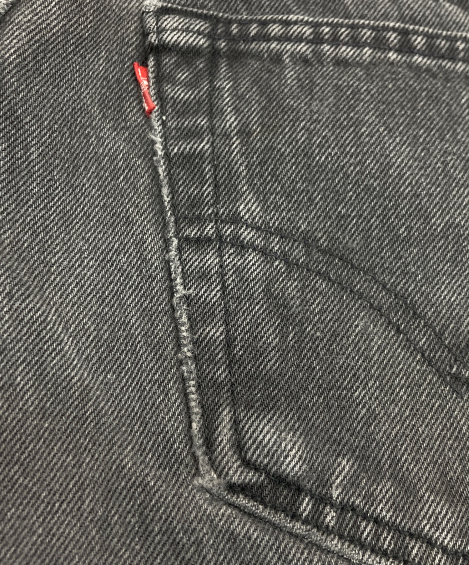 中古・古着通販】LEVI'S (リーバイス) 90S 後染 ブラックデニムパンツ